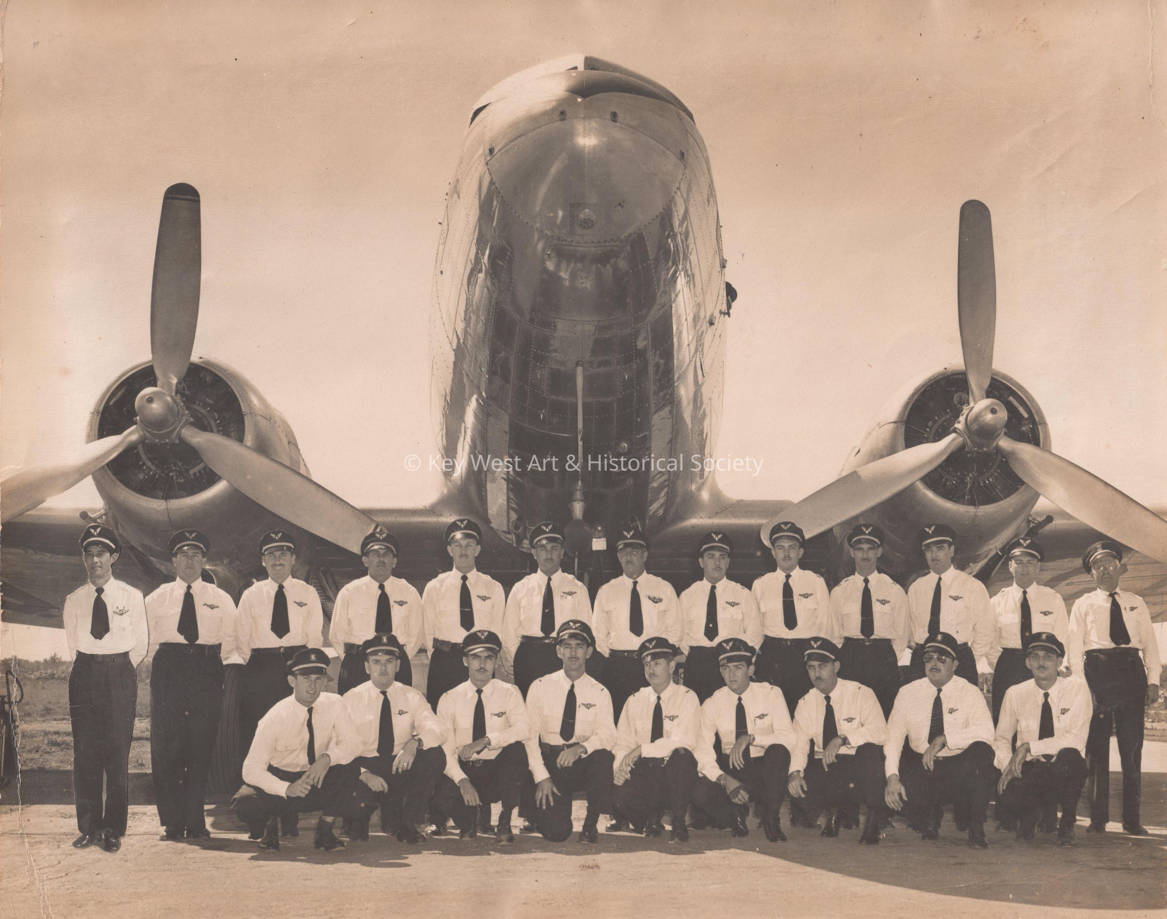 Flight crew with plane picture number 1