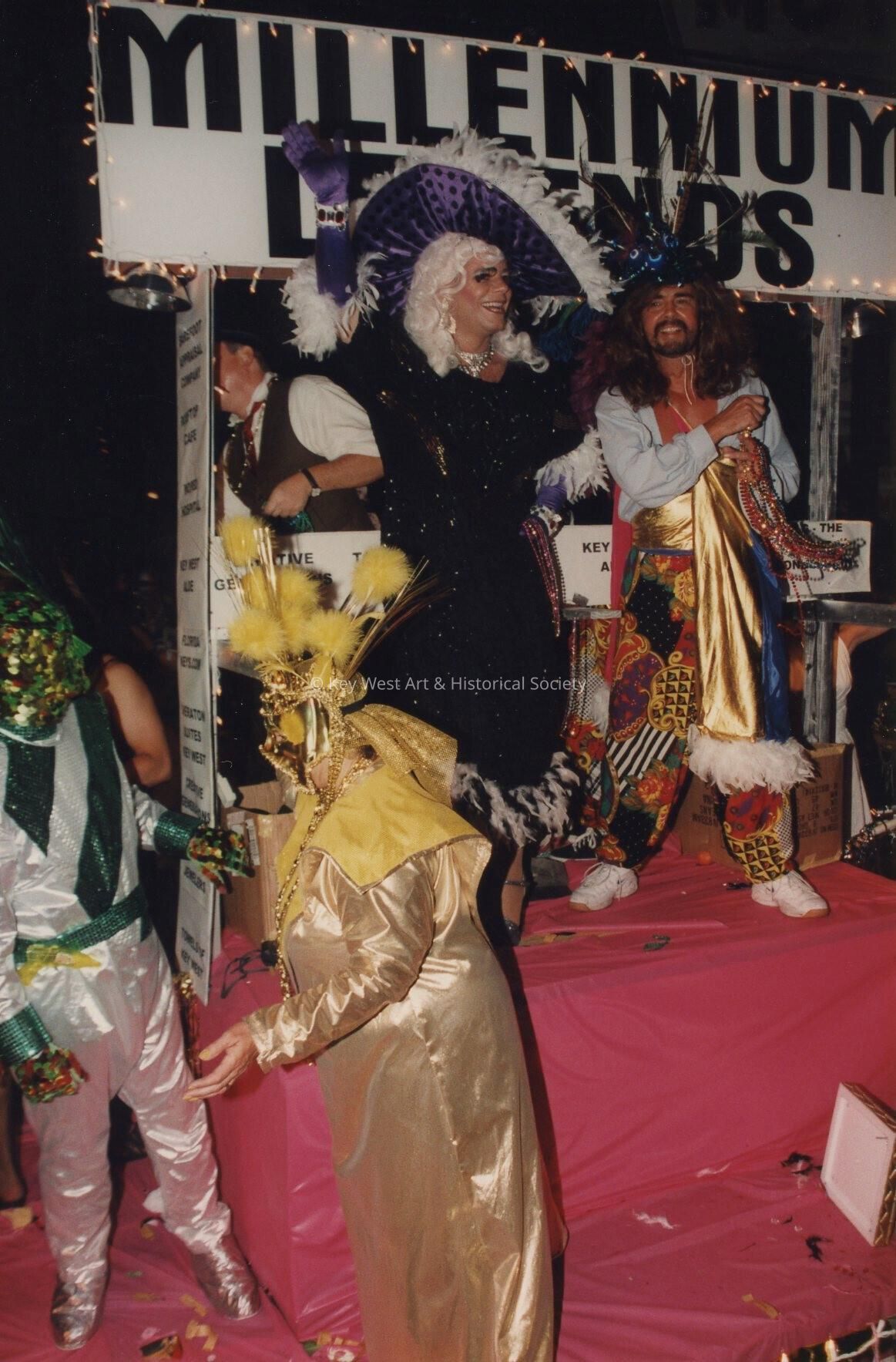 A float in the parade.