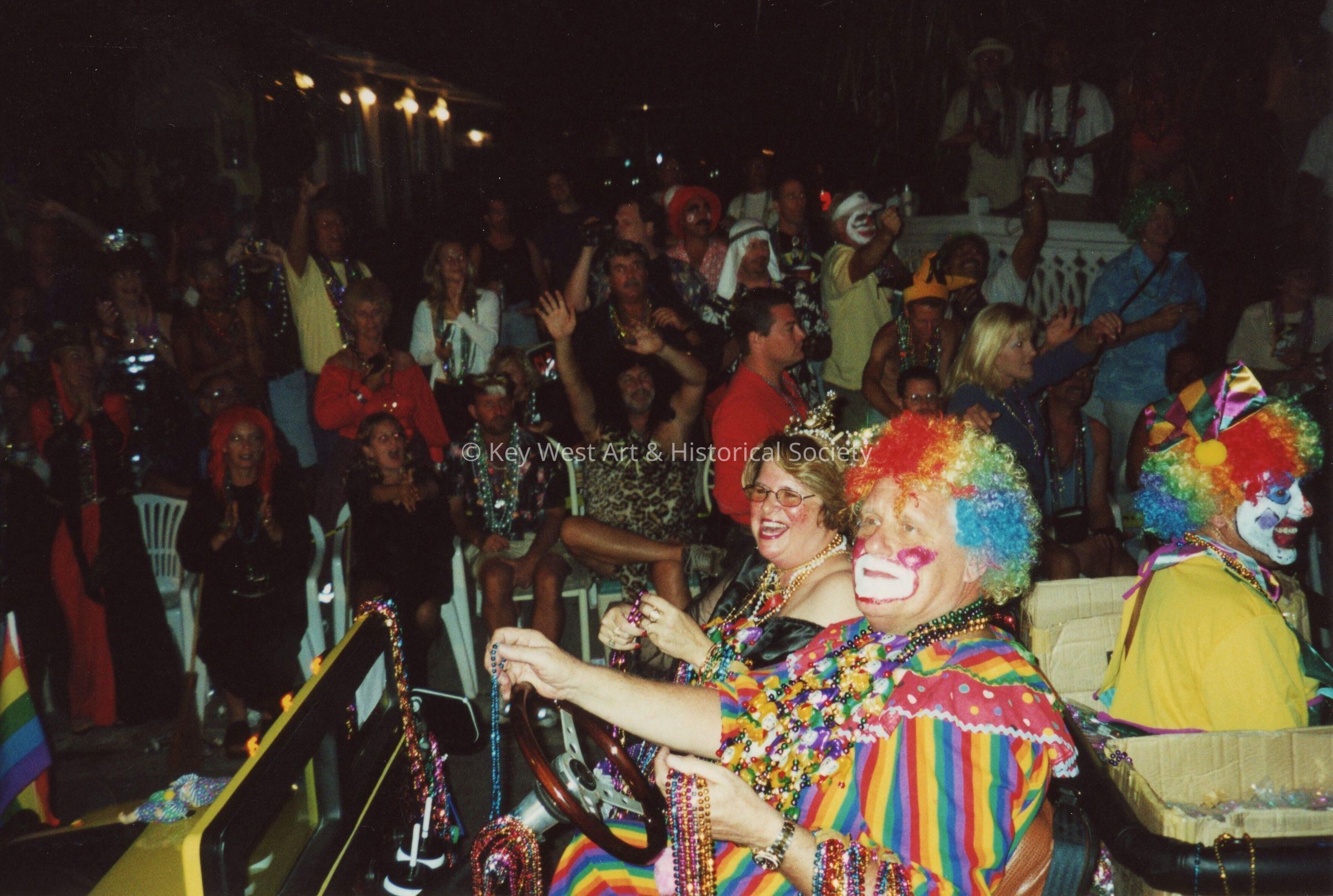 A float in the parade.