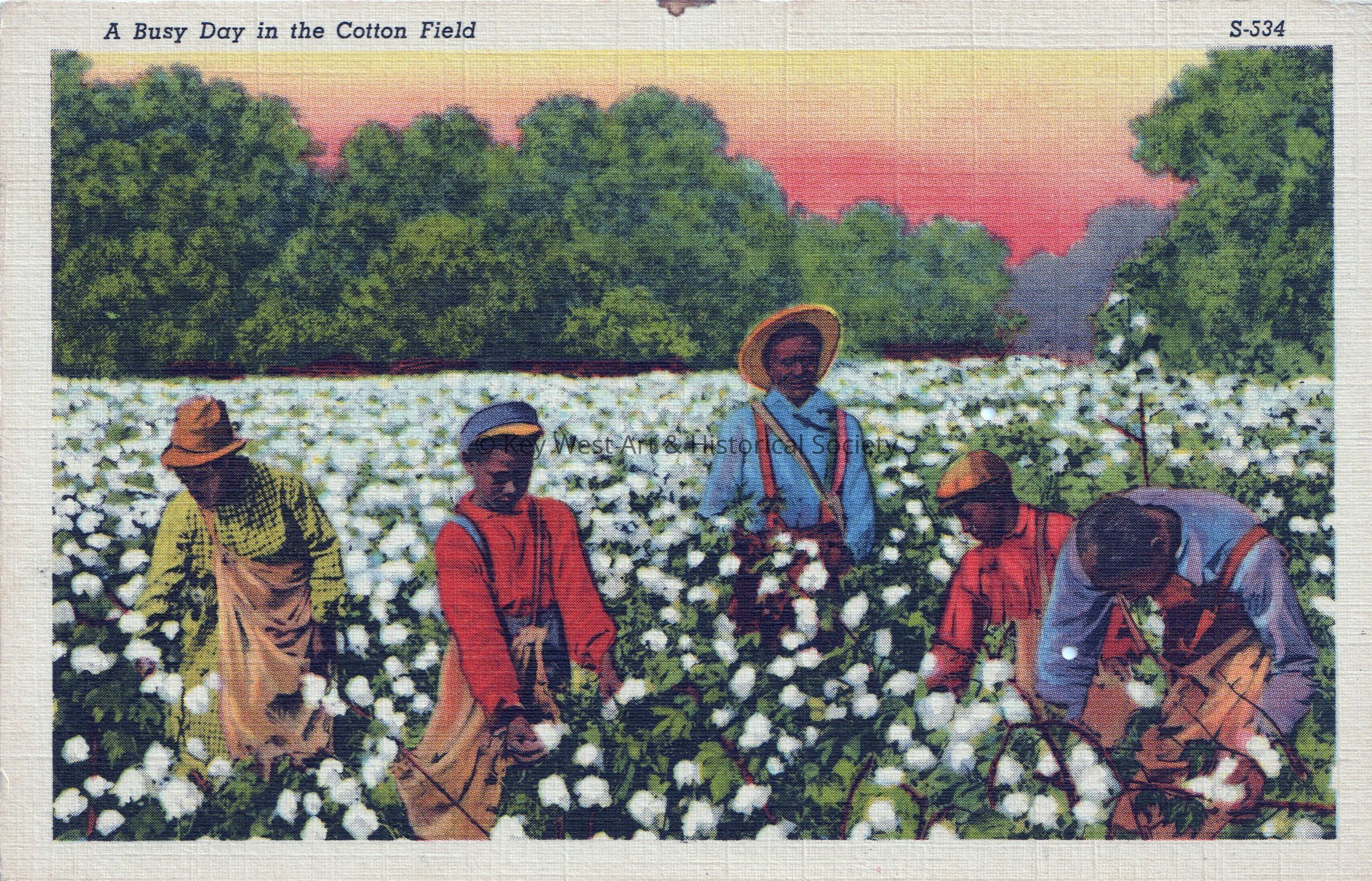 A Busy Day in the Cotton Field; © Key West Art & Historical Society