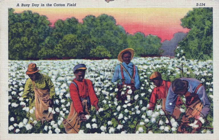 A Busy Day in the Cotton Field; © Key West Art & Historical Society