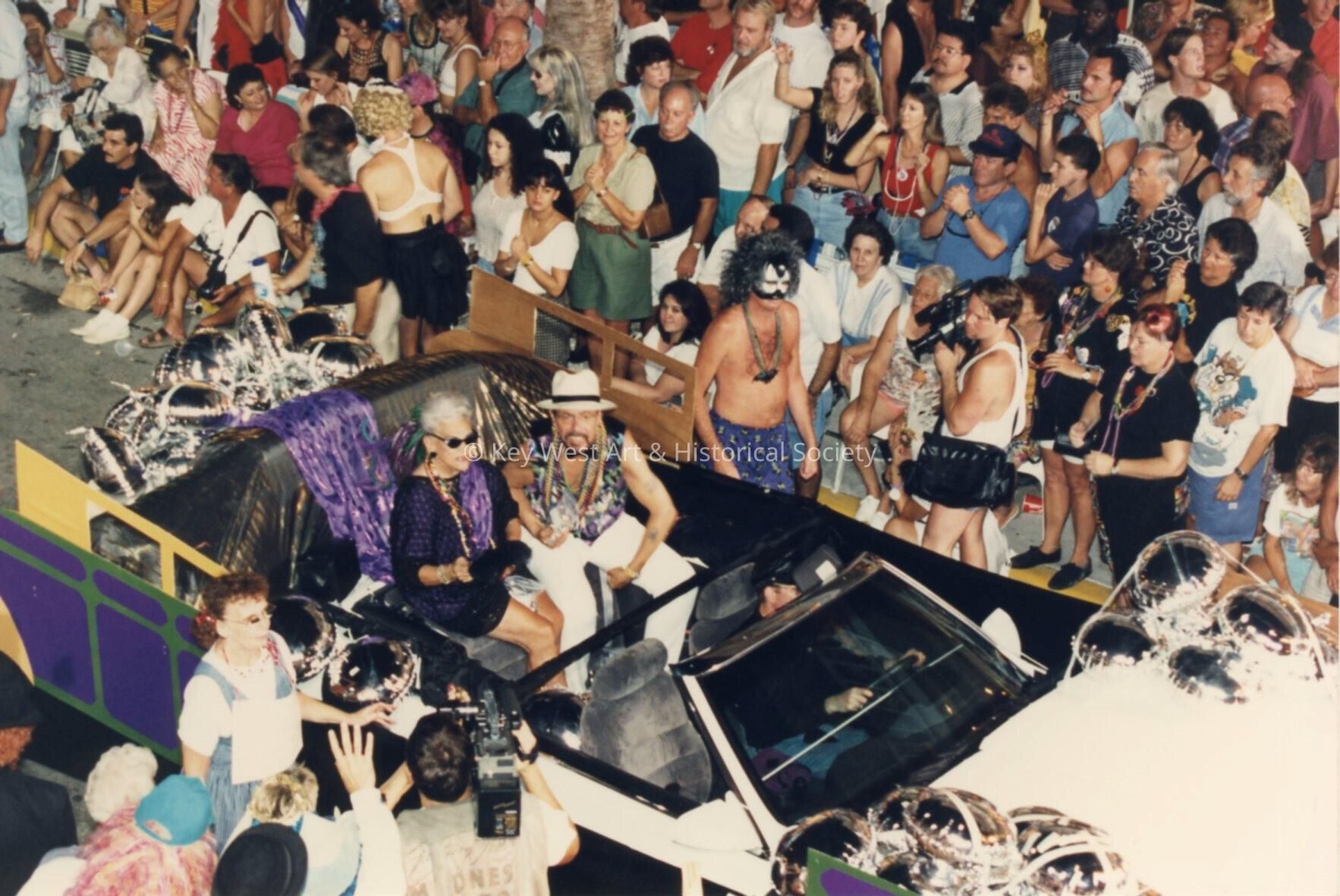 A float in the parade.