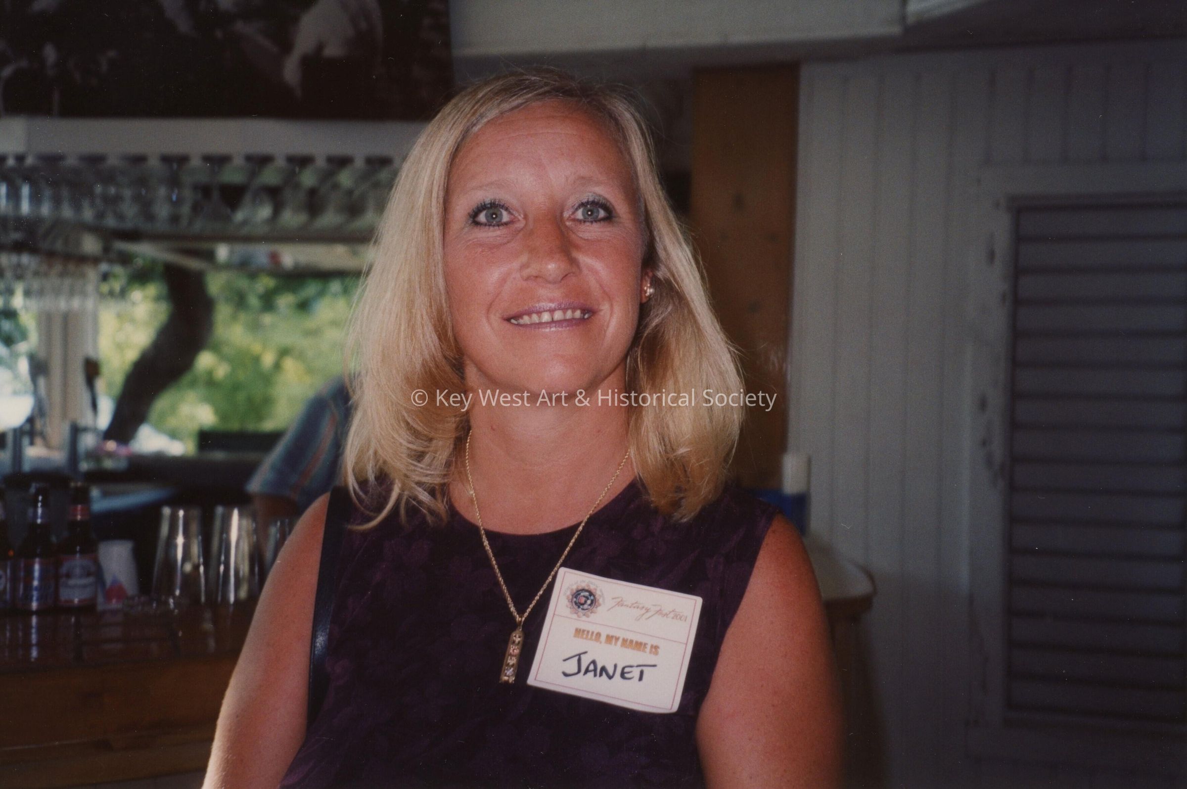 A lady by the name of Janet at a FF party.