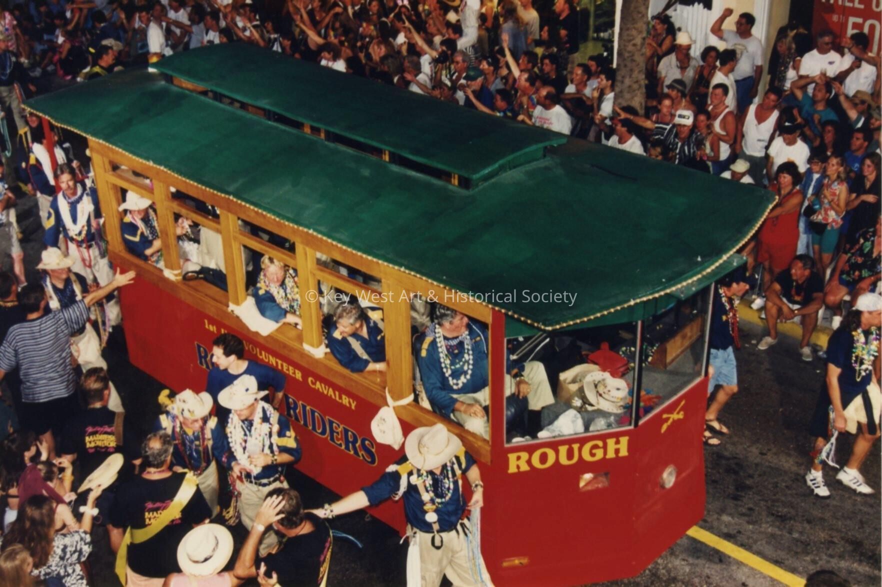 A float in the parade.