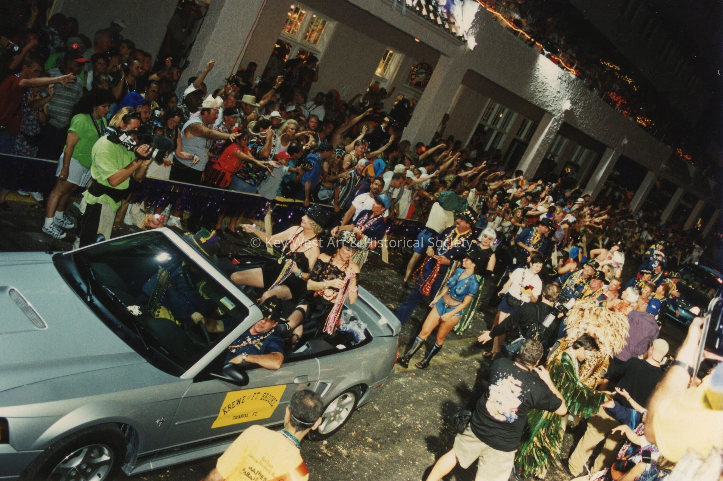 A float in the parade.