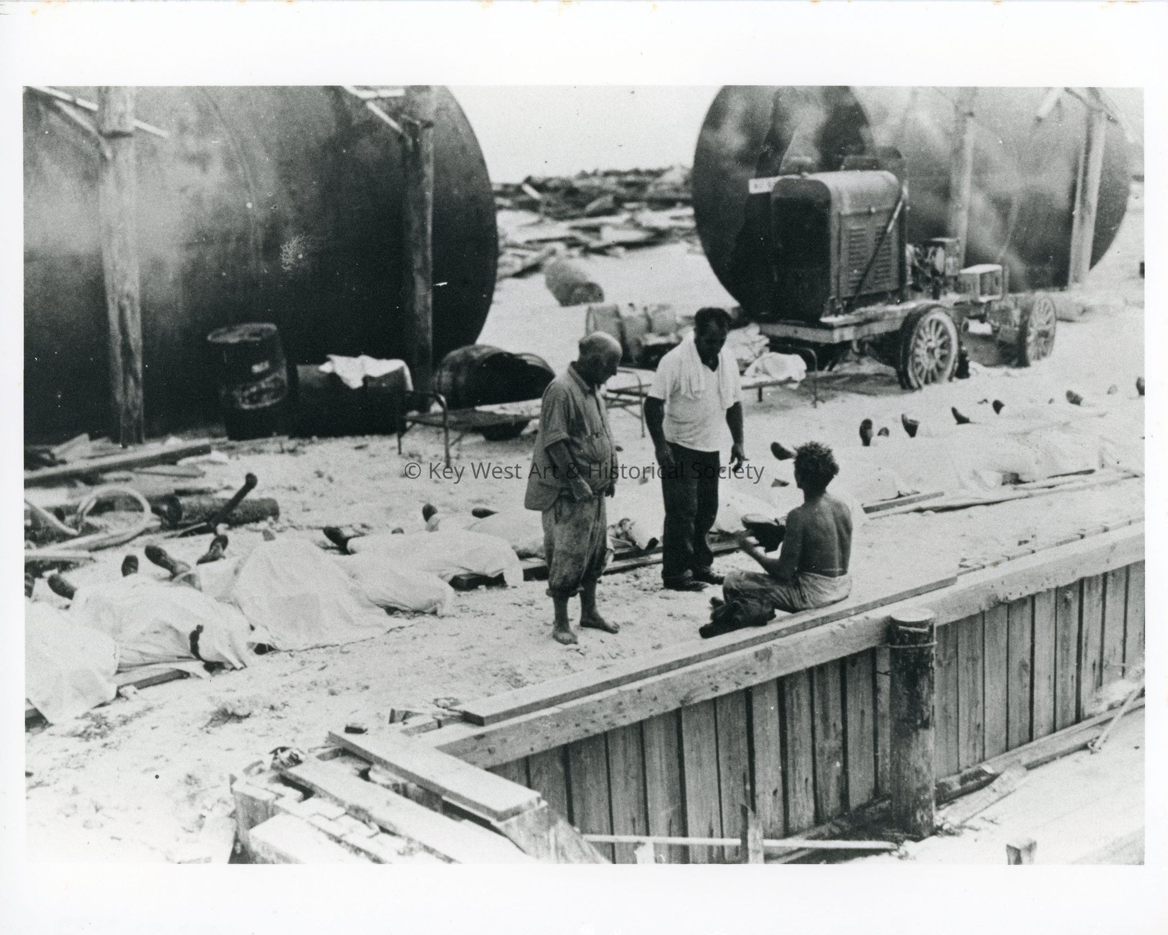 Aftermath of Labor Day Hurricane of 1935; © Key West Art & Historical Society