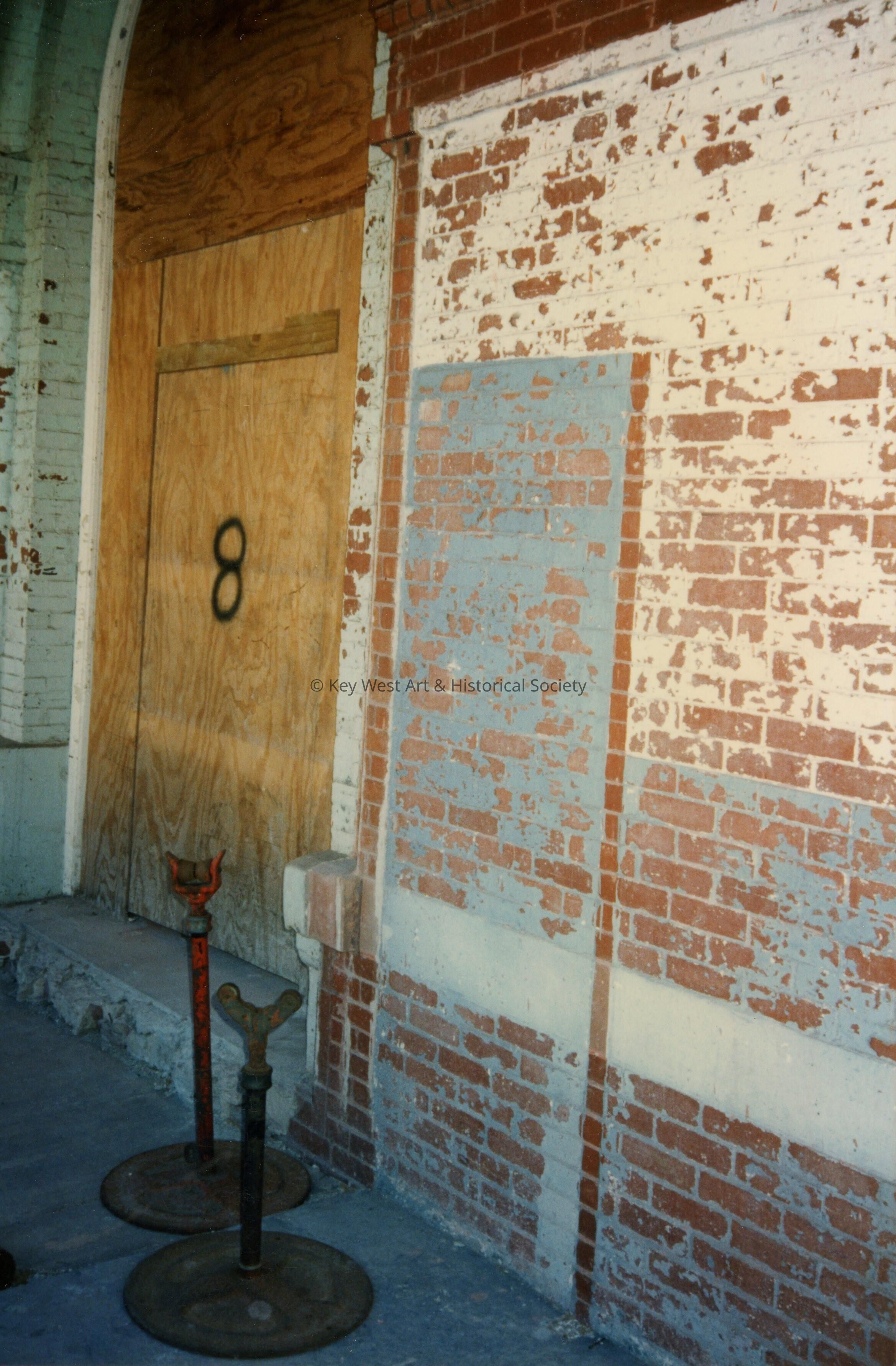A window labeled number 8.