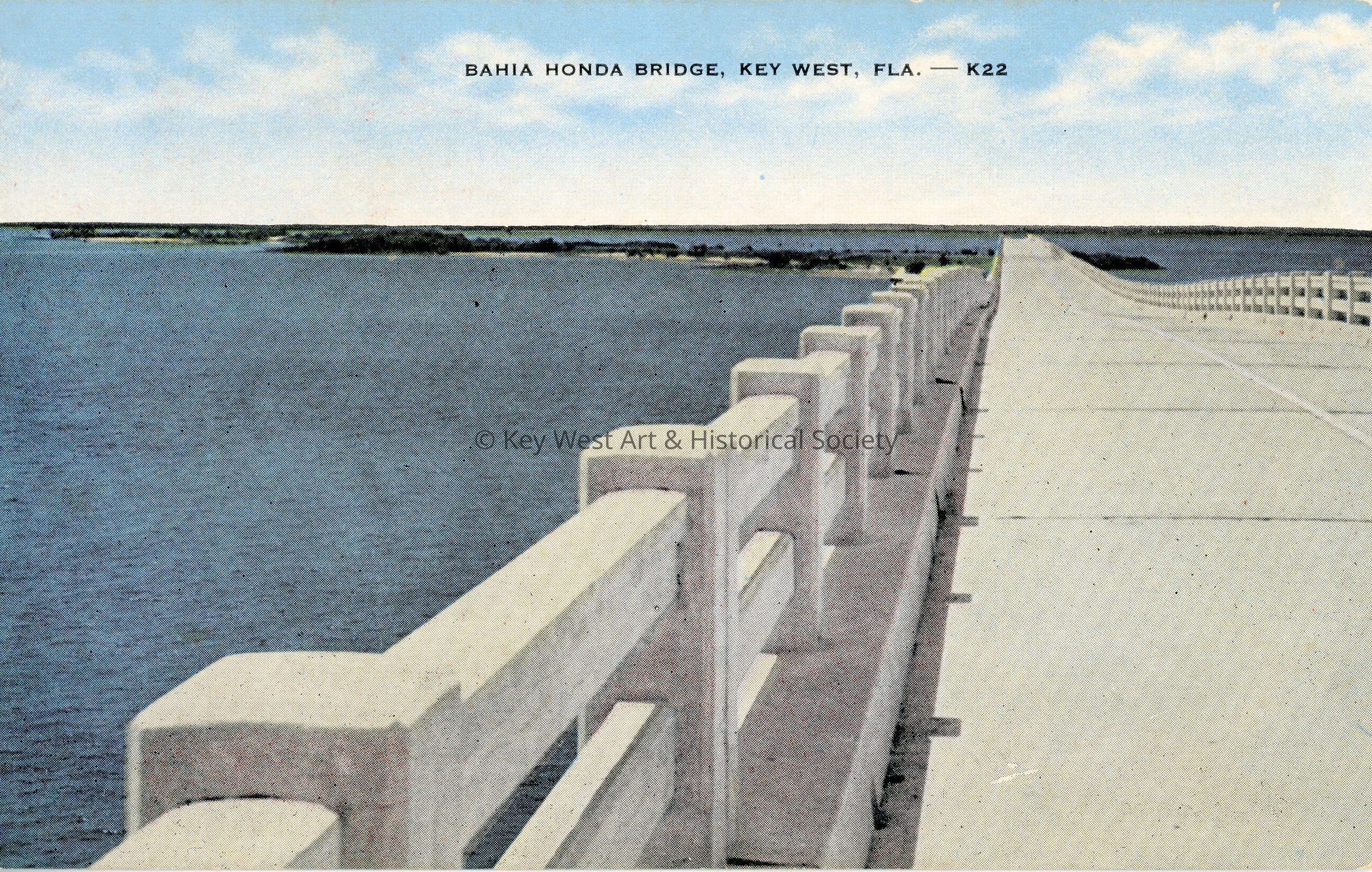 Bahia Honda Bridge, Key West, Fla.; © Key West Art & Historical Society