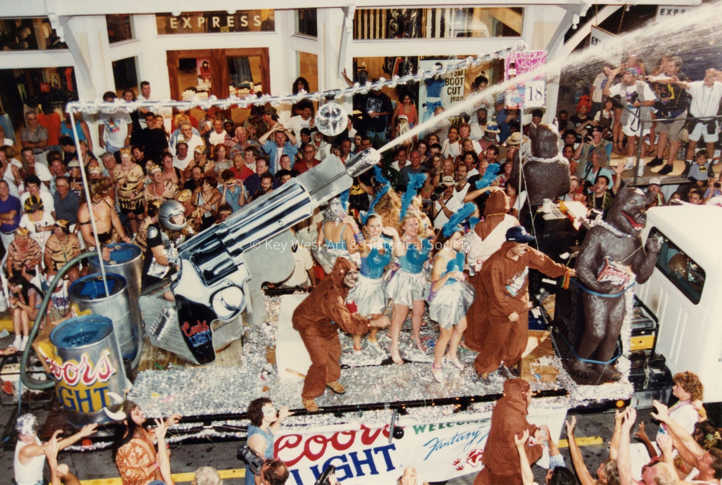 A float on the parade.