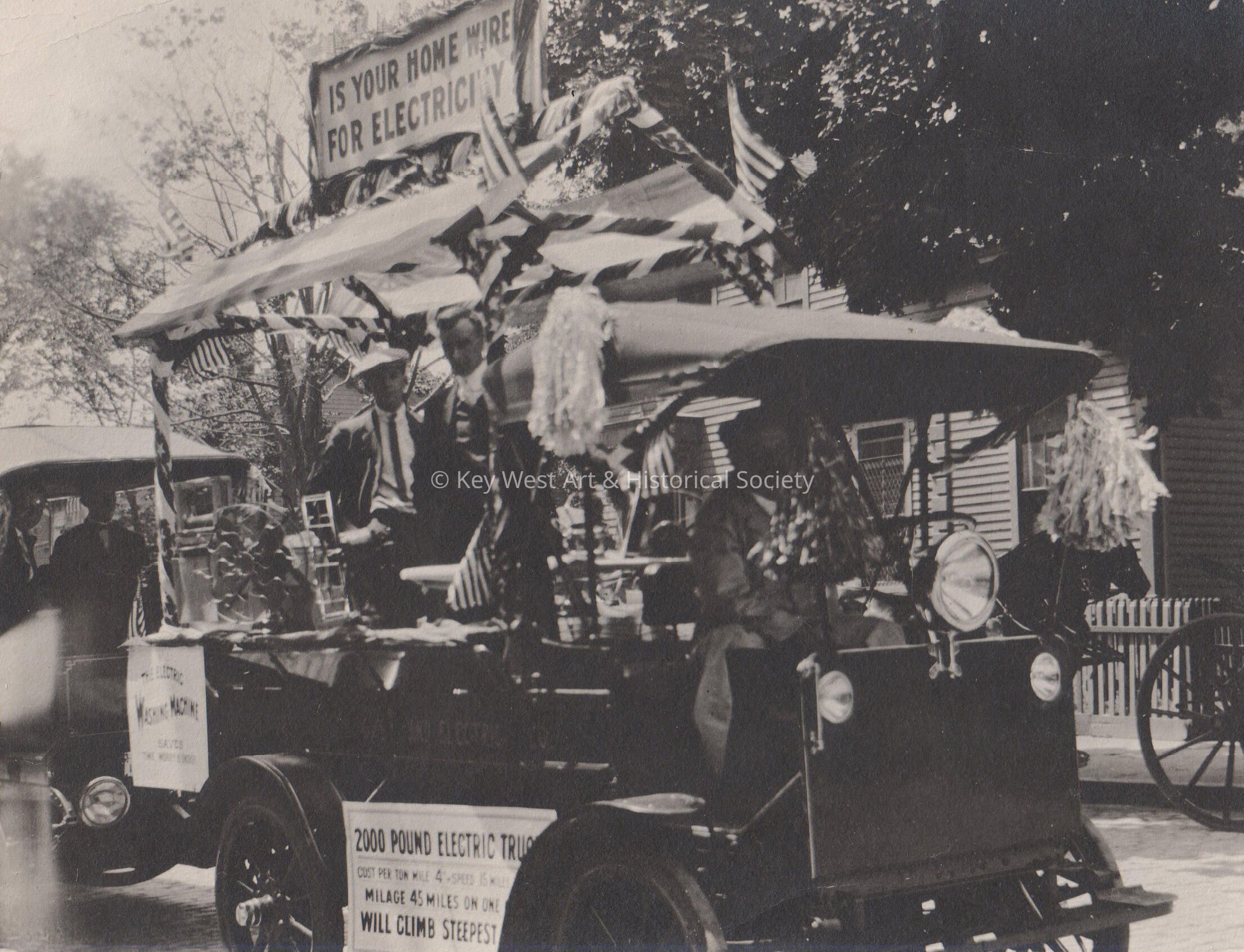 Float from a parade on Duval Street picture number 1