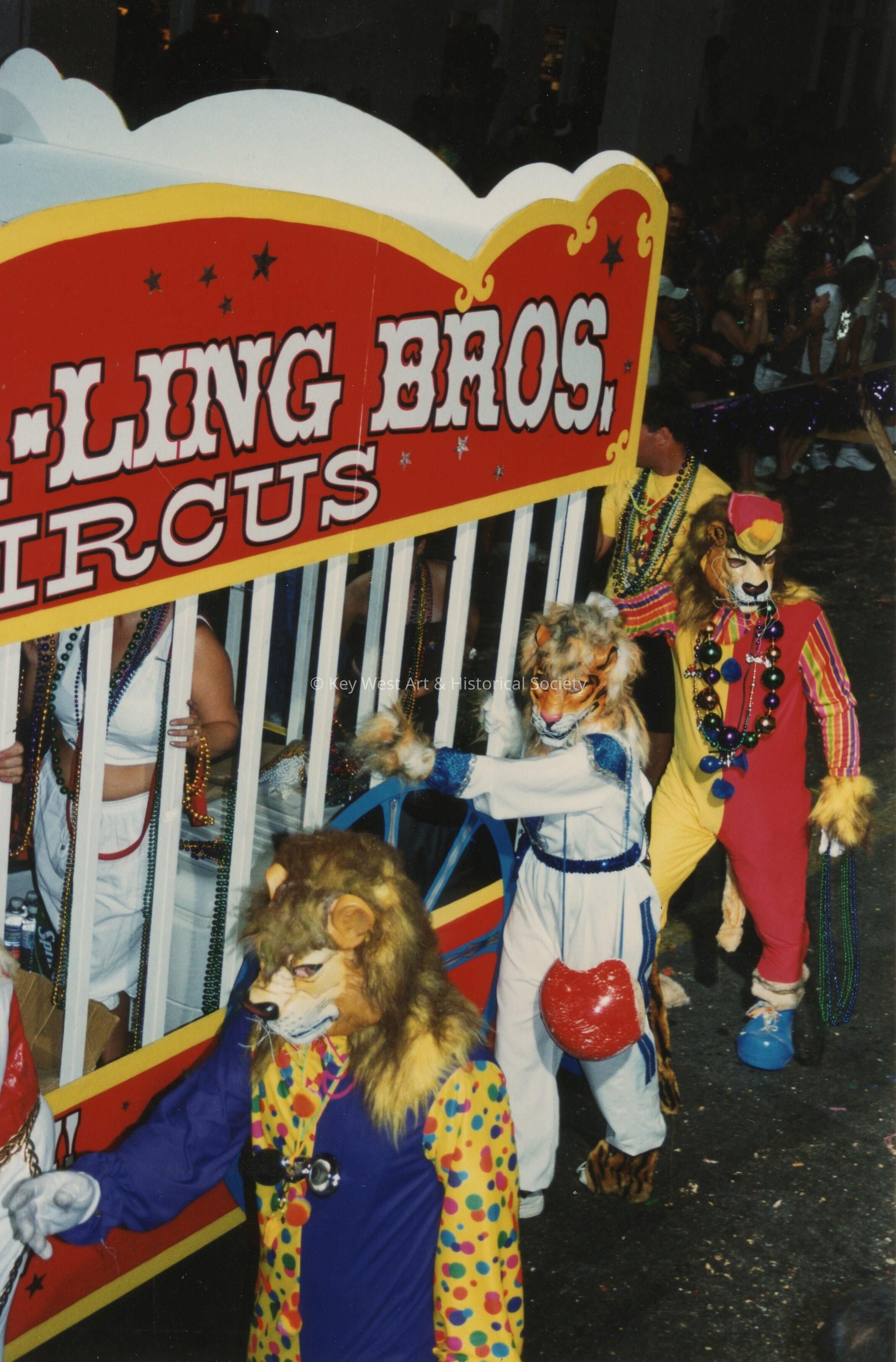 A float in the parade.