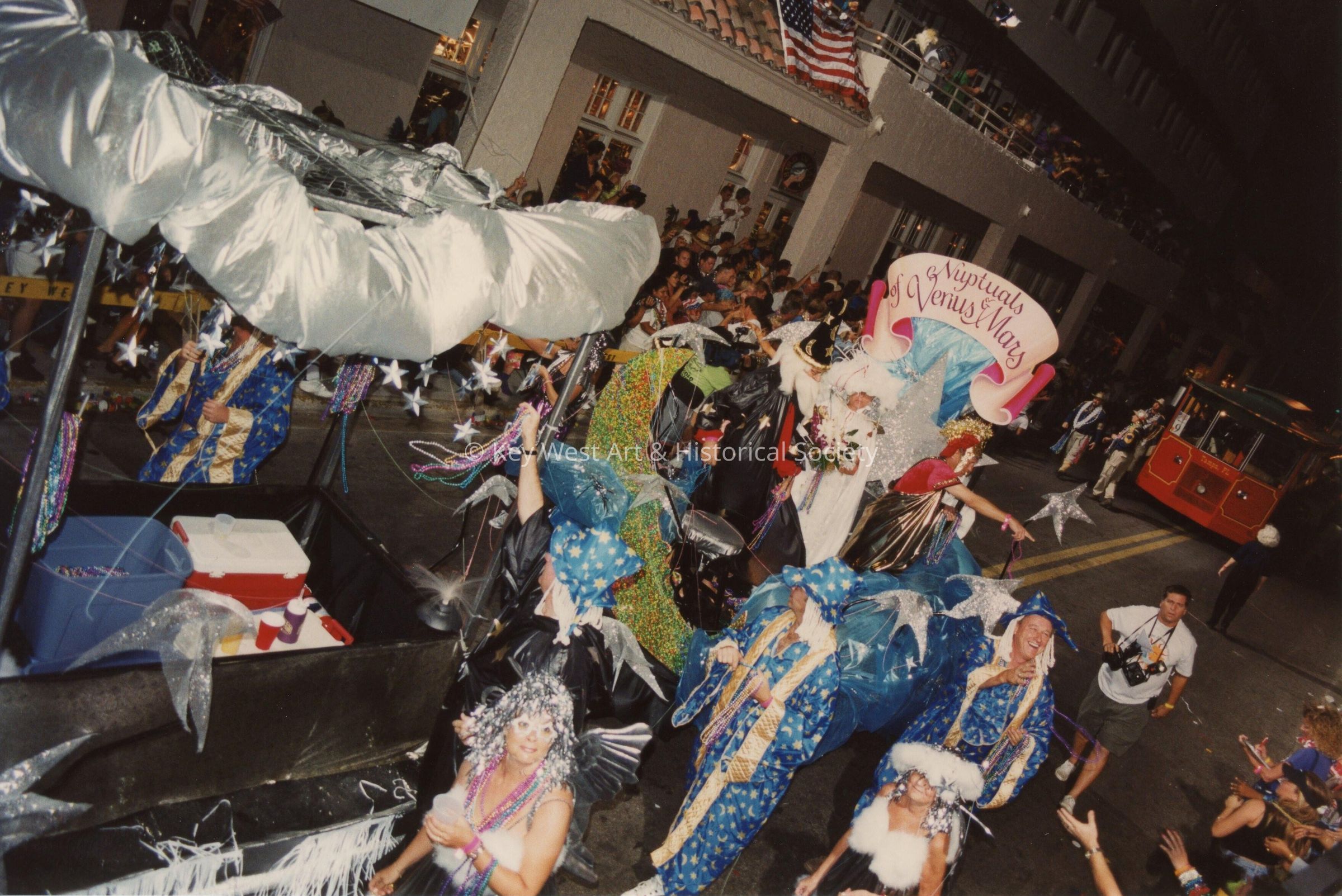 A float in the parade.