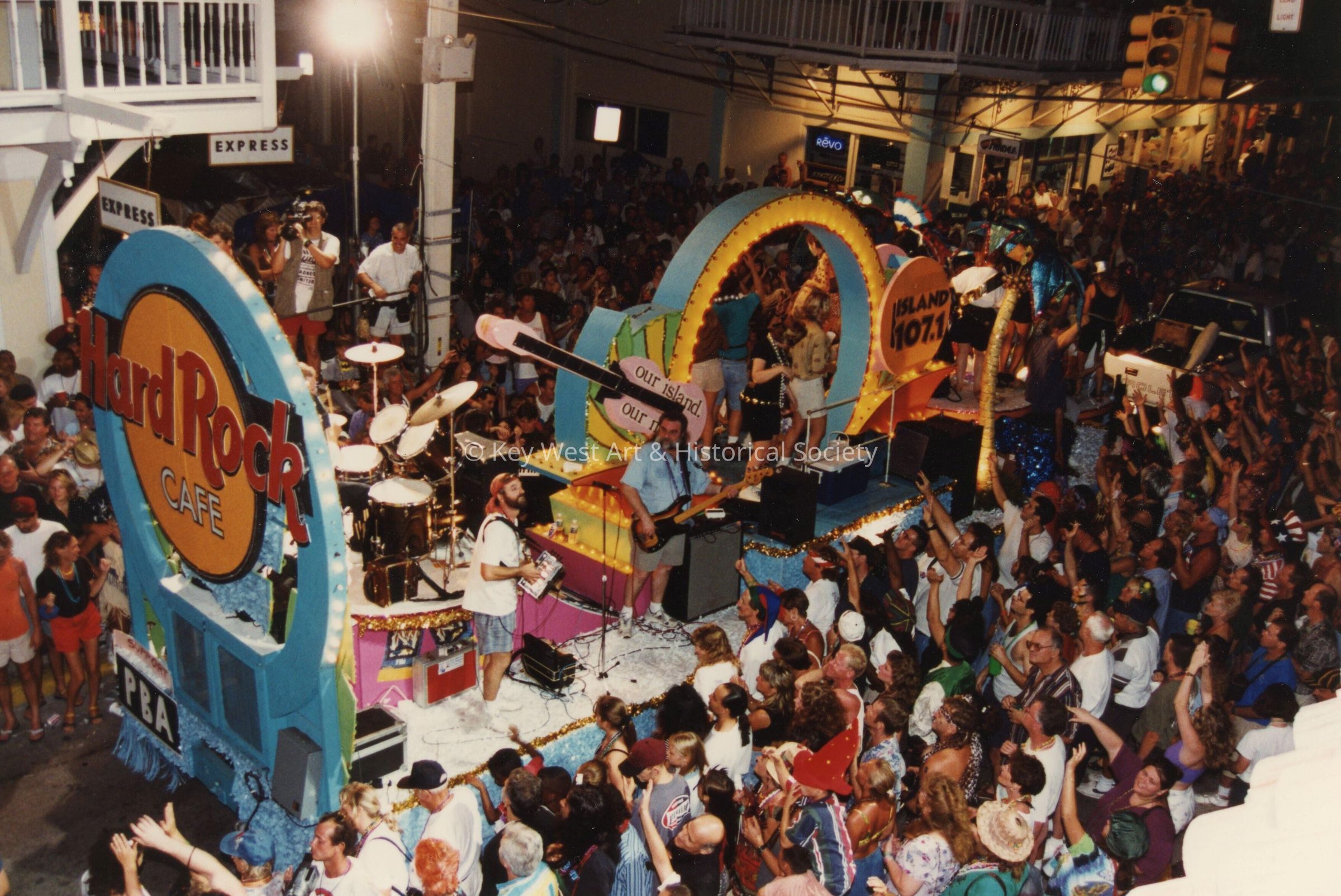 A float in the parade.