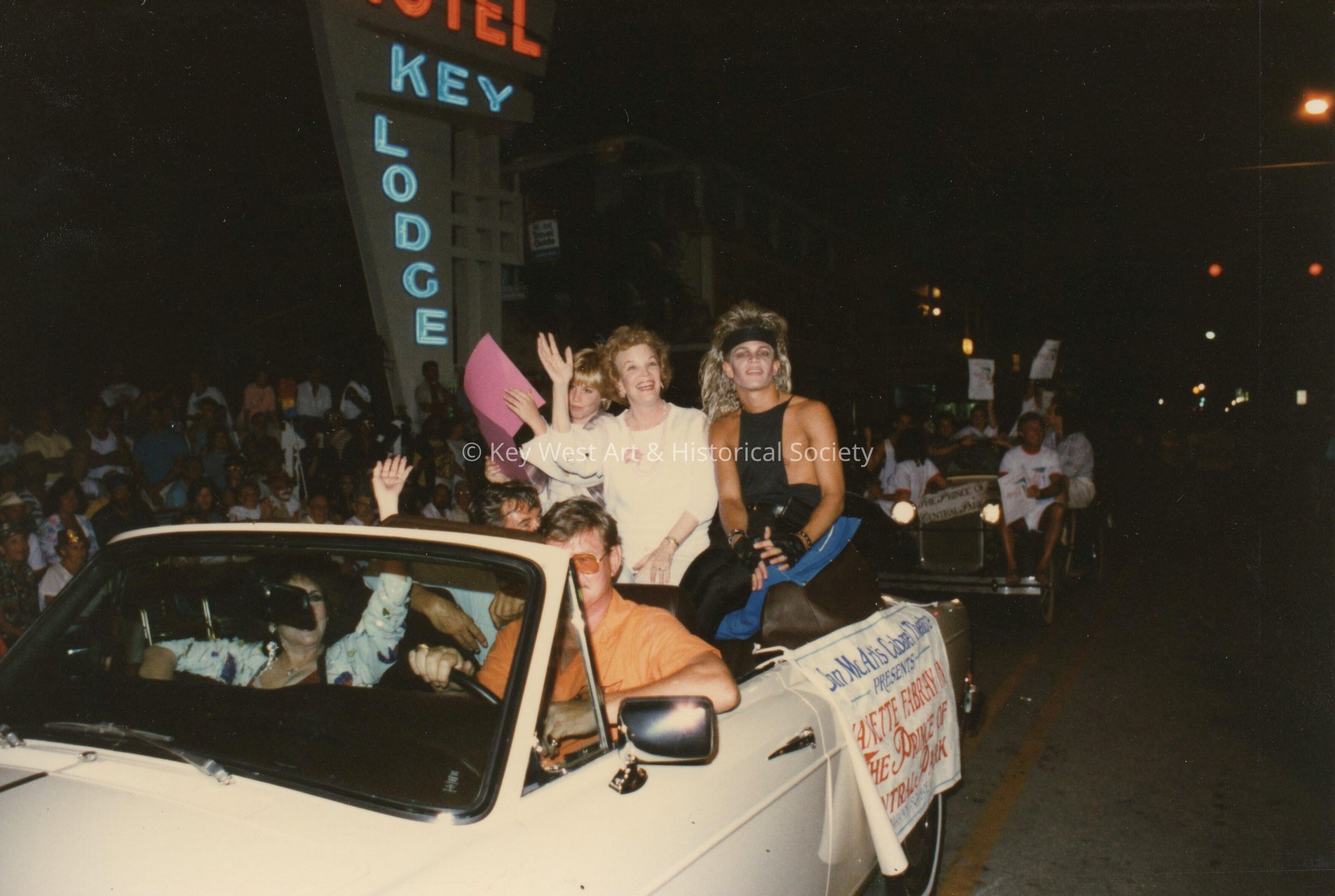 A float in the parade.