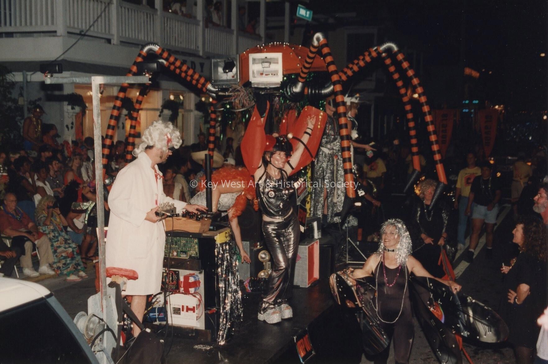 A float in the parade.