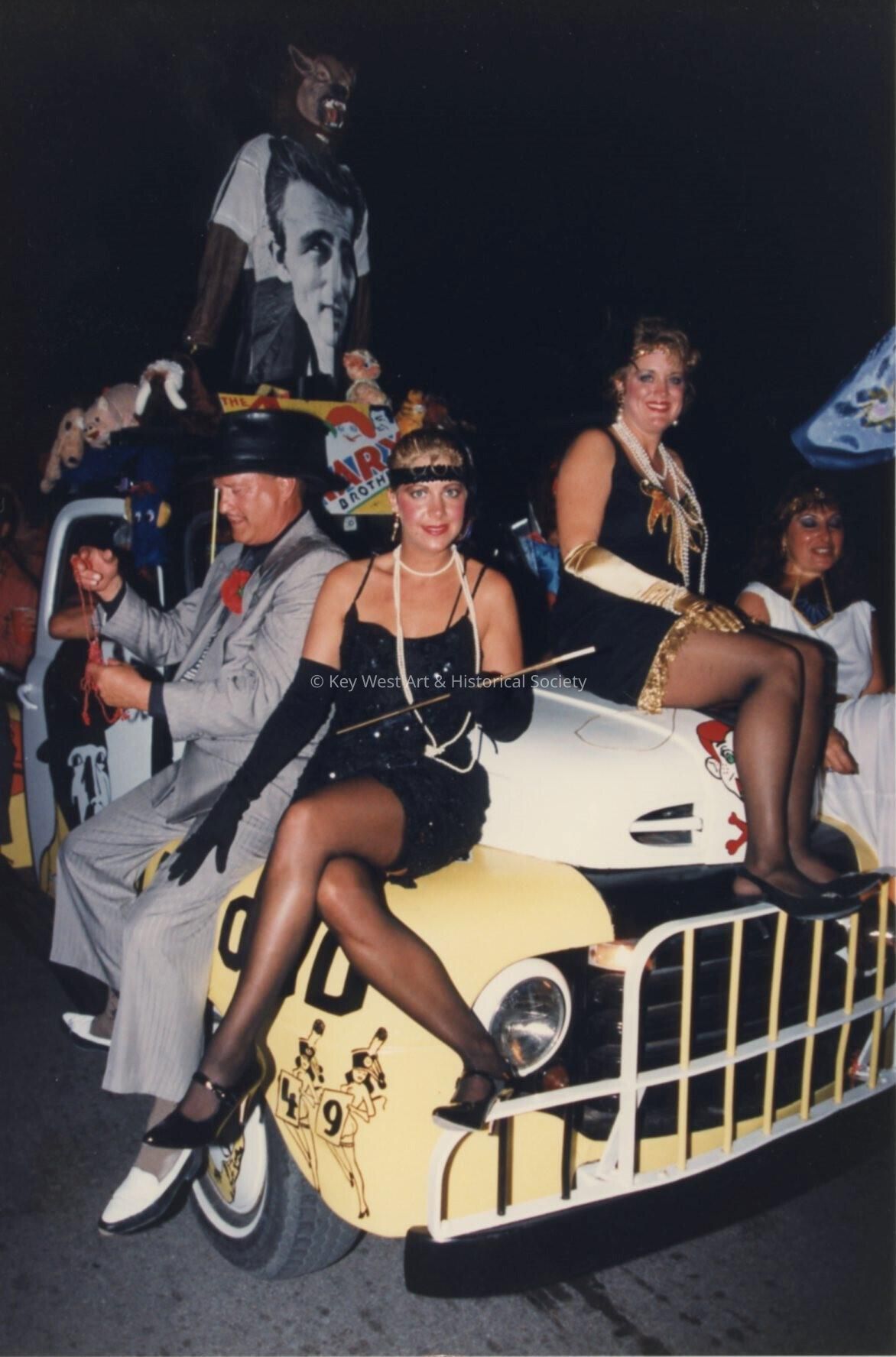 A float in the parade.
