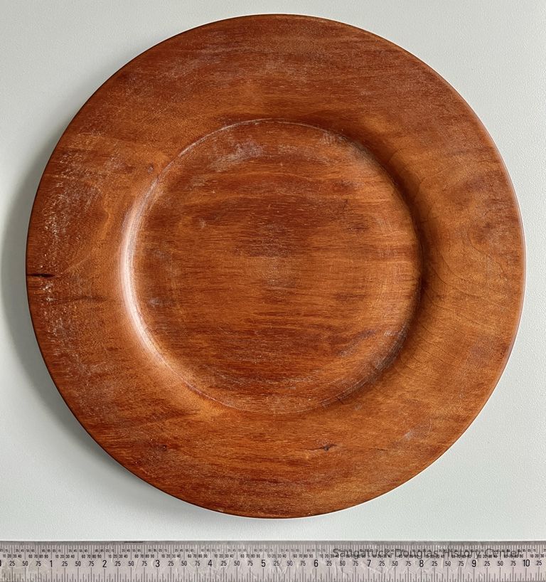          Plate, wood picture number 1
   