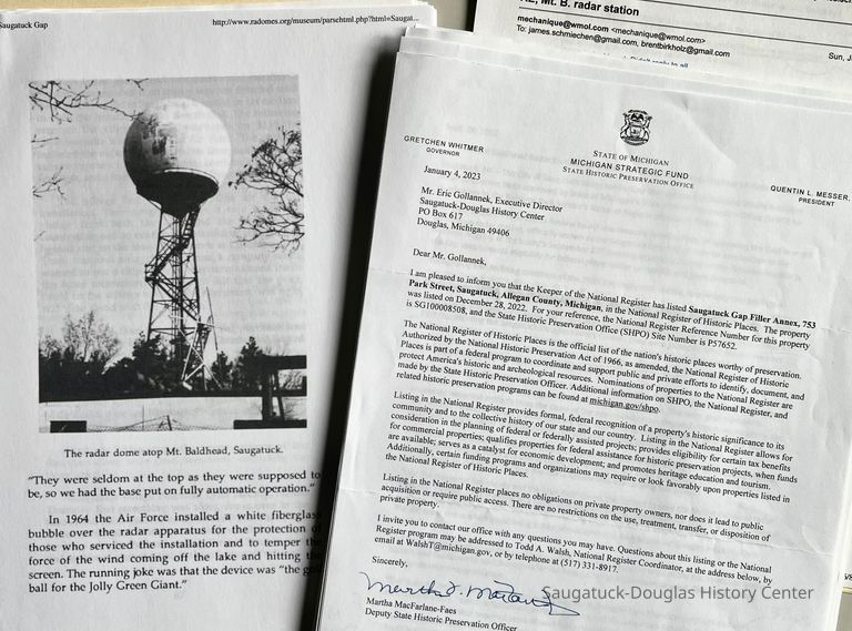 Mt. Baldhead Radar documents