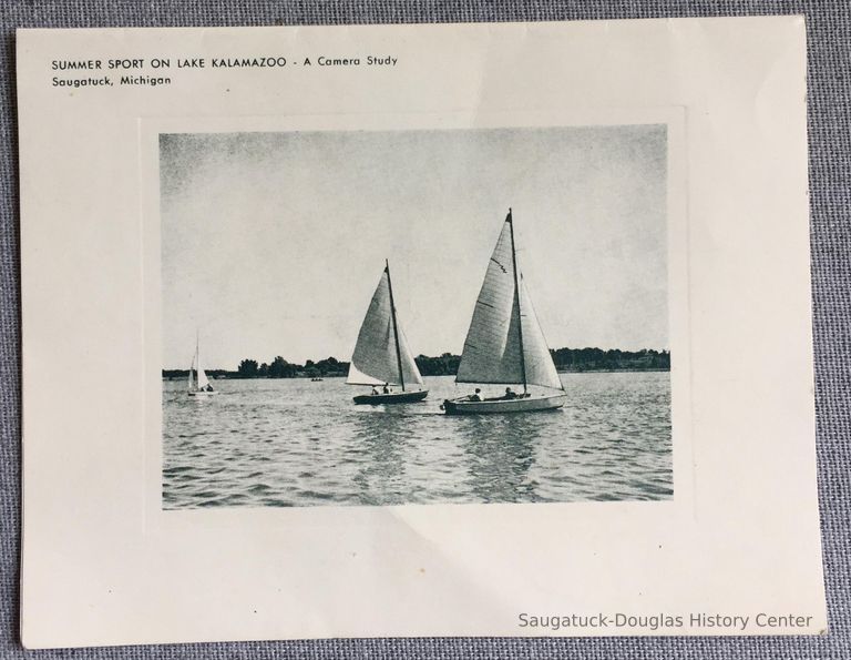          Summer Sport on Lake Kalamazoo - A Camera Study Saugatuck Michigan
   