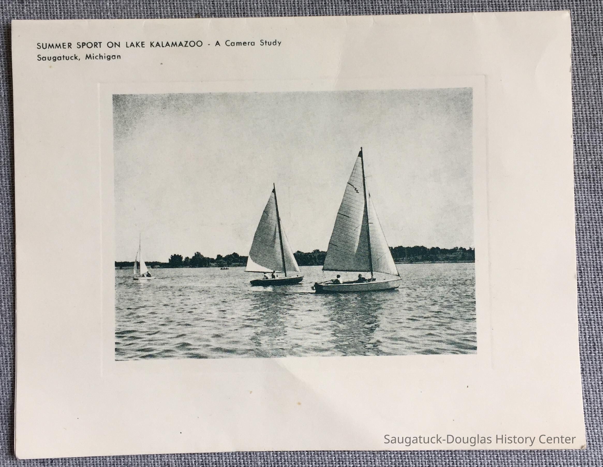 Summer Sport on Lake Kalamazoo - A Camera Study Saugatuck Michigan