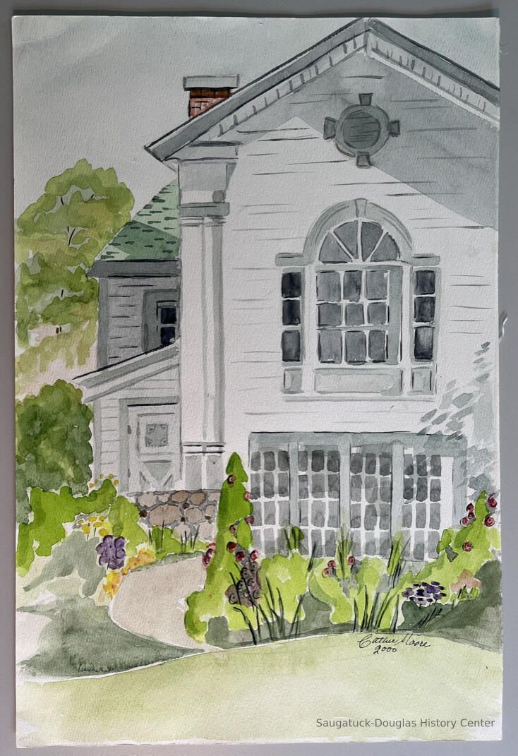          Christian Science Church watercolor by Cathie Moore picture number 1
   