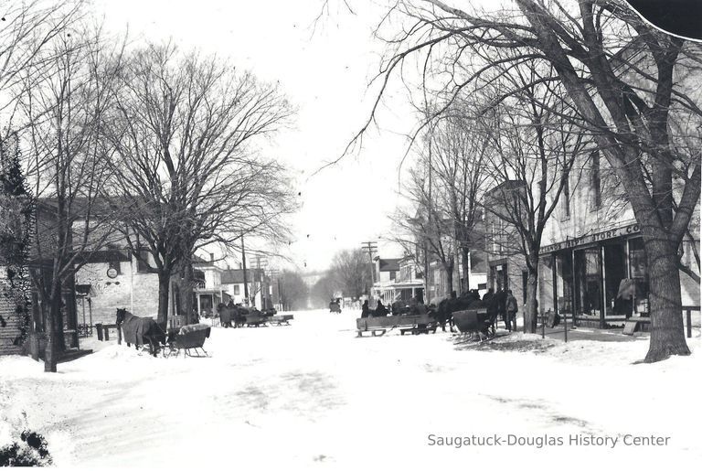          Butler Street in the snow 1900; Origsize: 8 x 10; Origformat: Other
   