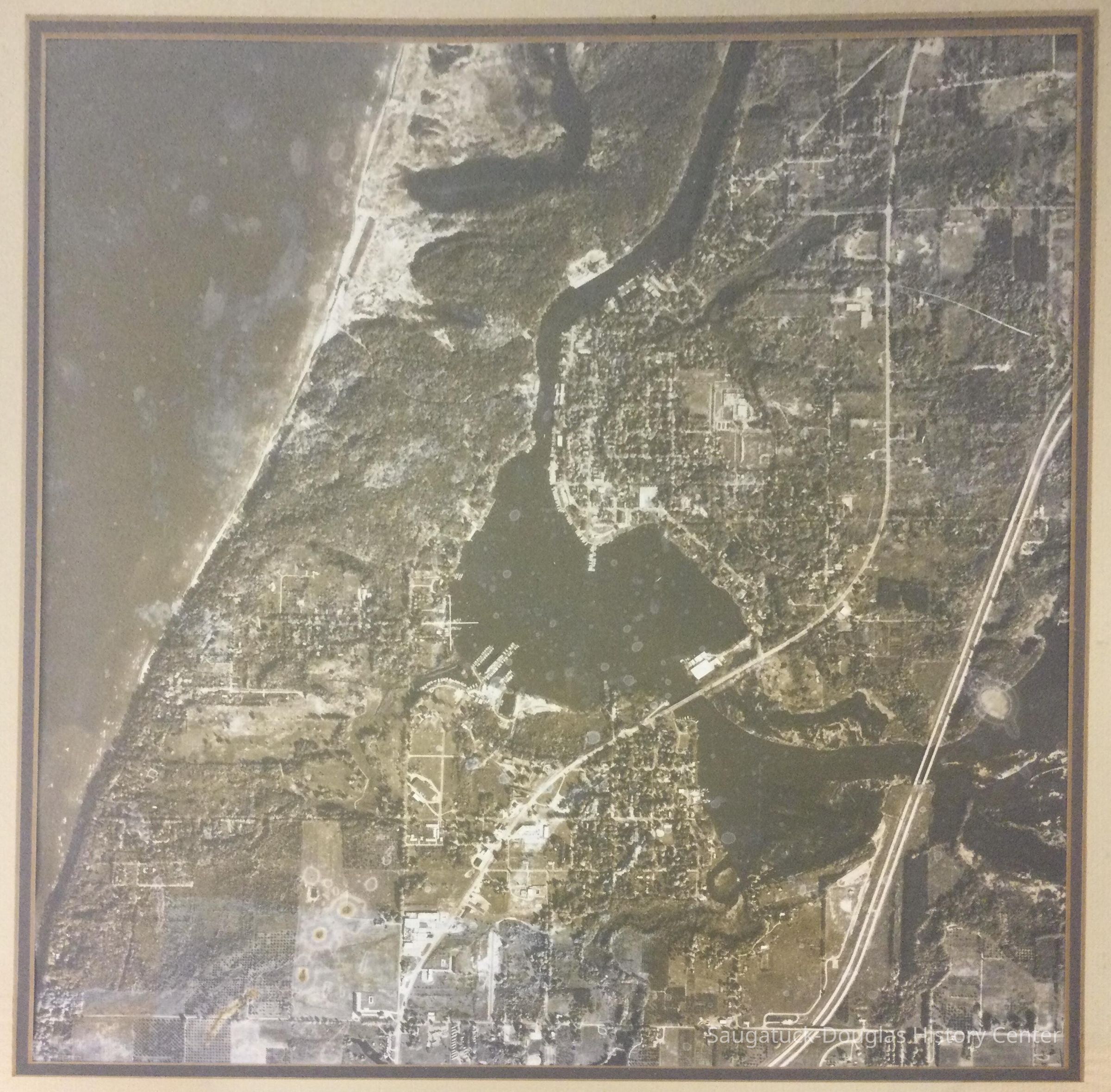 Photograph of Saugatuck and Douglas from above