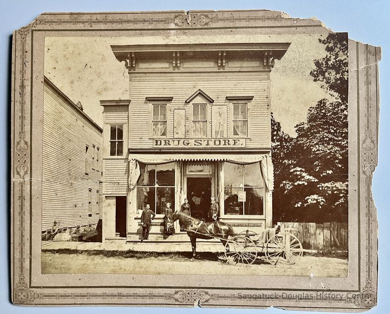          Stimson Drug Store, Winslow Building, c1879 picture number 1
   