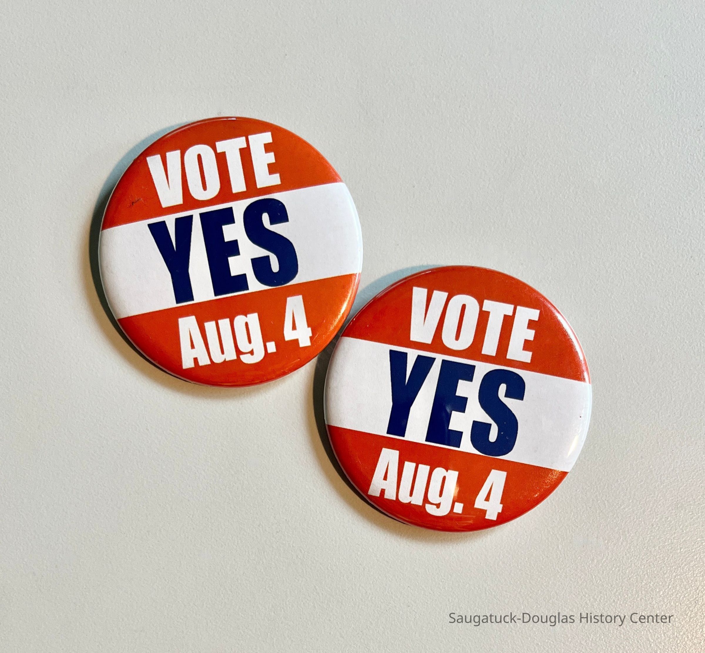 Vote YES Aug. 4 pins picture number 1