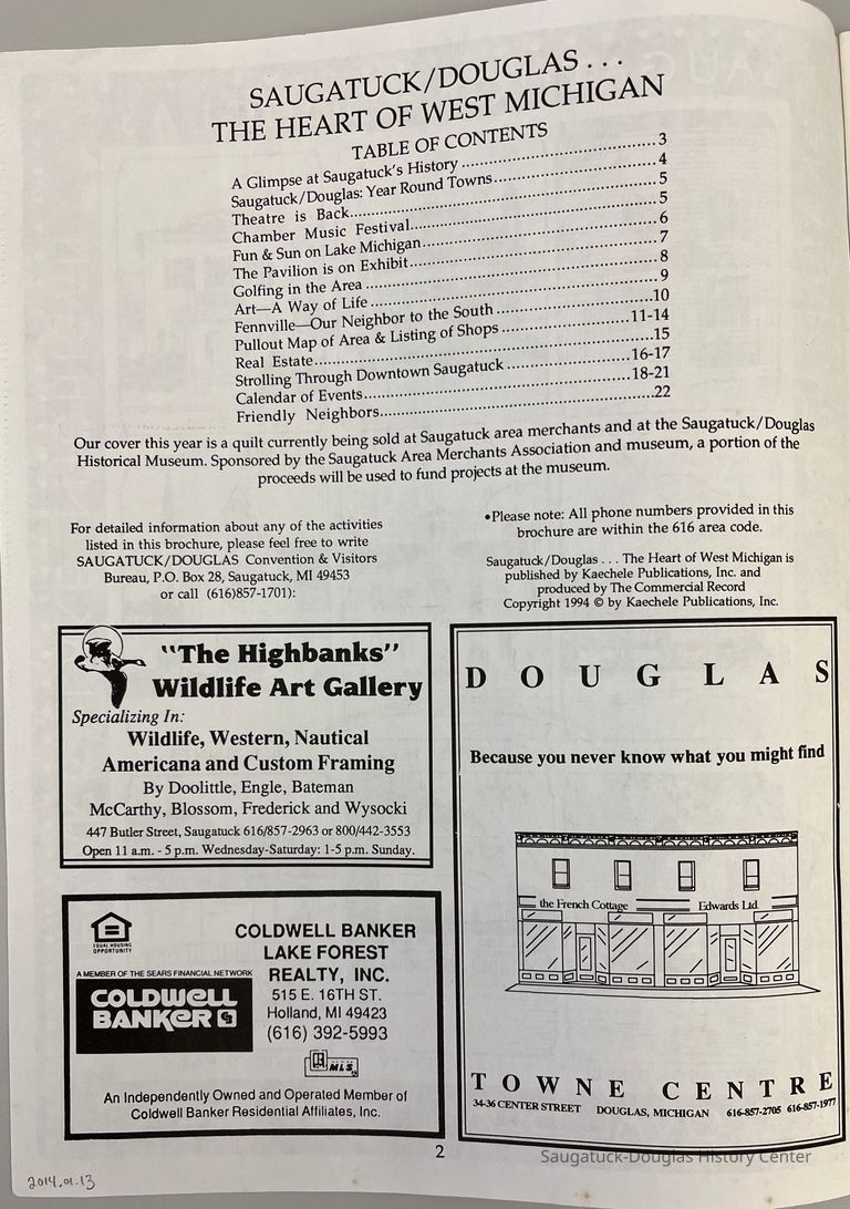 CVB Tourist Guide booklet 1994 - Image 2