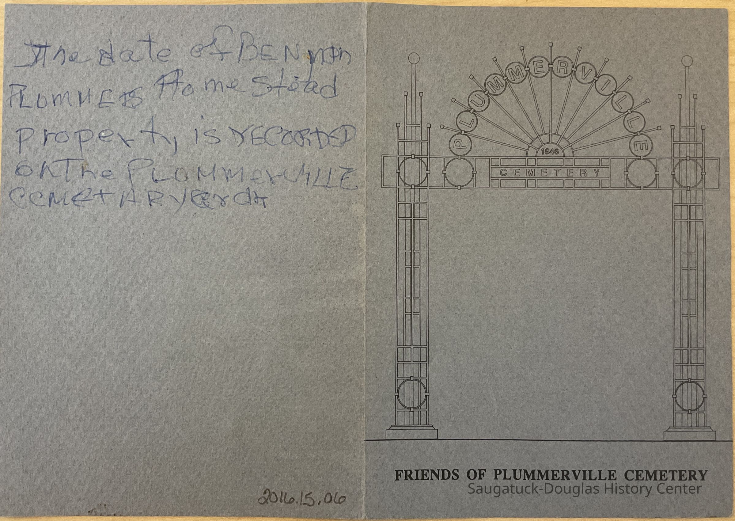          Plummerville Cemetery Memorial Arch Dedication Ceremony picture number 1
   