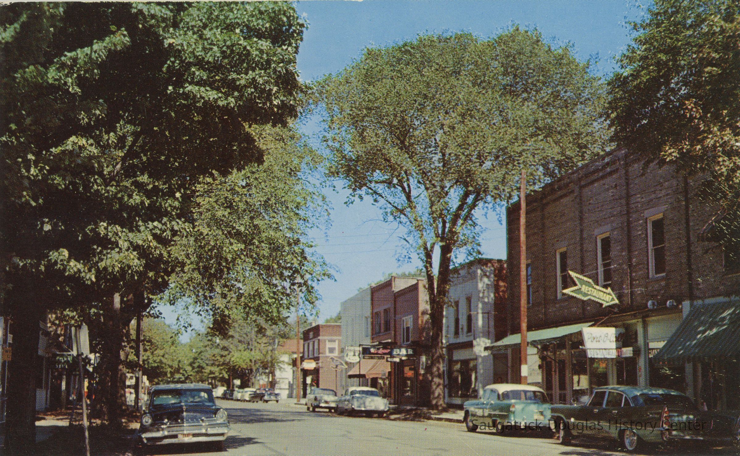The Village Street Postcard