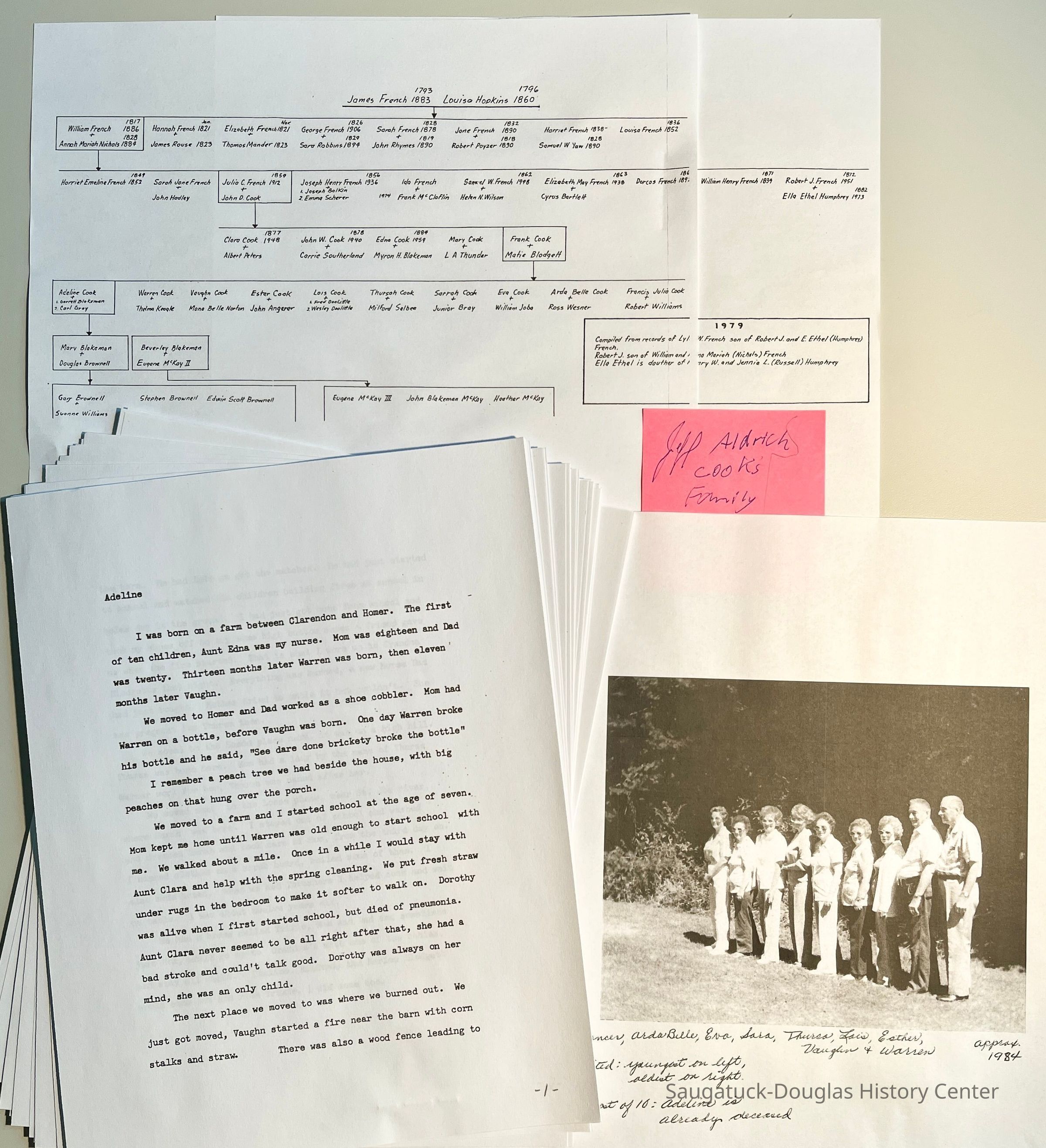 Cook-Aldrich family history picture number 1