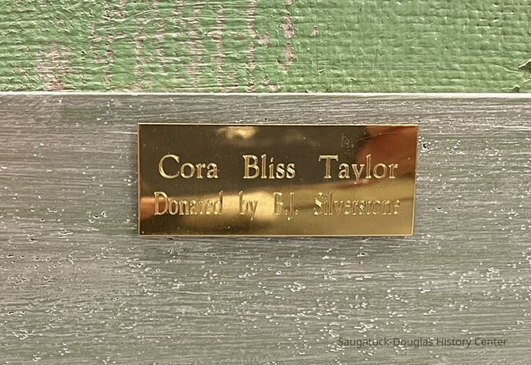 Cora Bliss Taylor Donated by B.J. Siverstone (to Saugatuck-Douglas District Library)