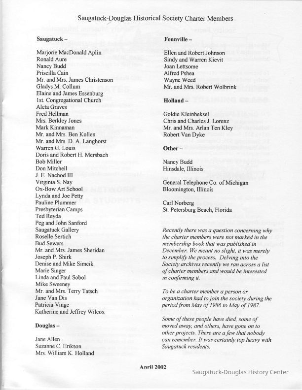          Charter members list picture number 1
   