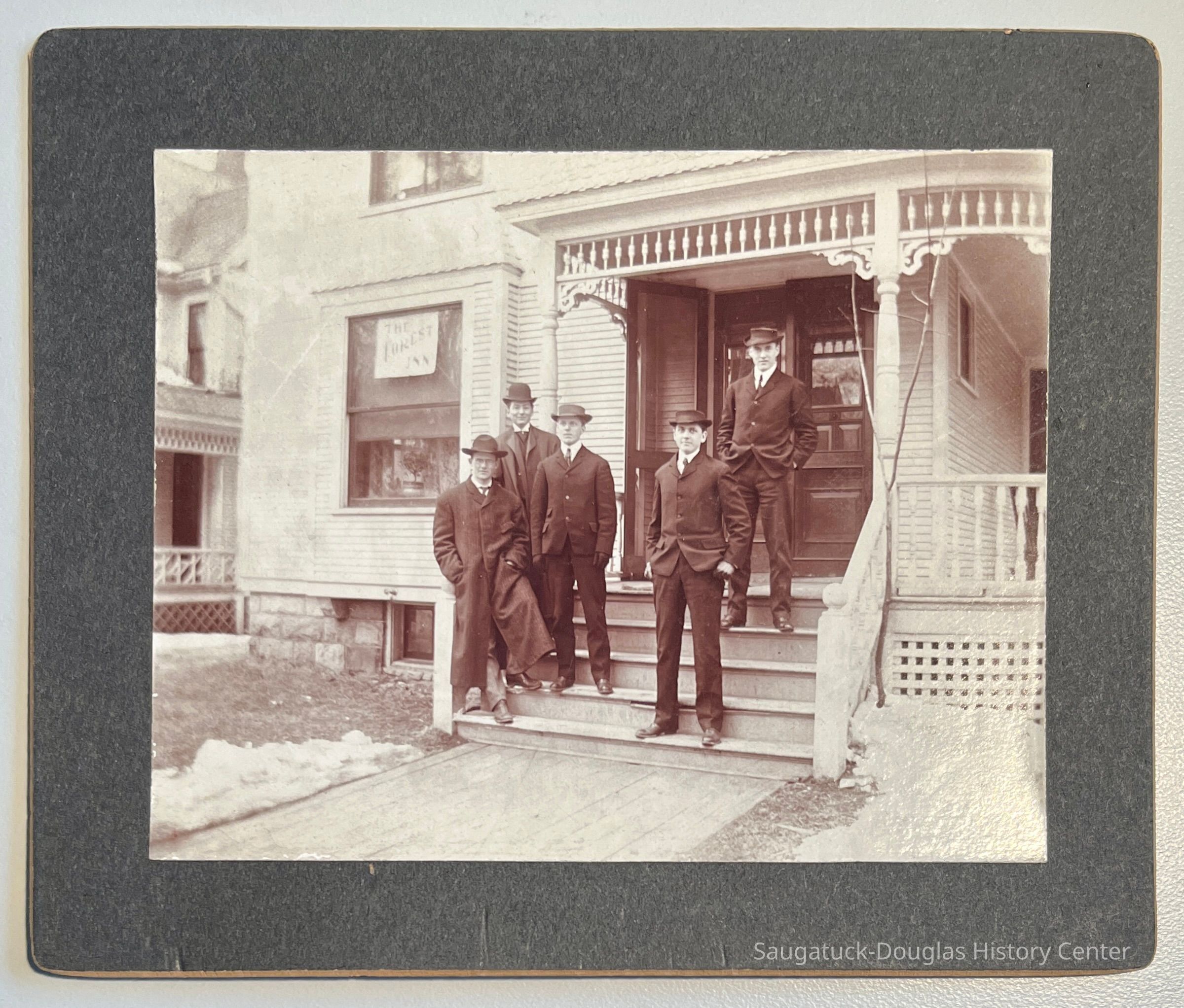          Five men at Forest Inn, 1905 picture number 1
   