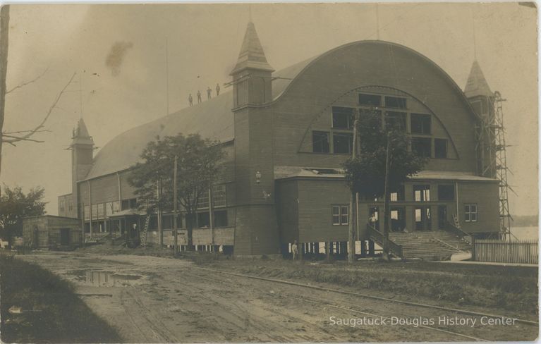          Big Pavilion Construction Postcard
   