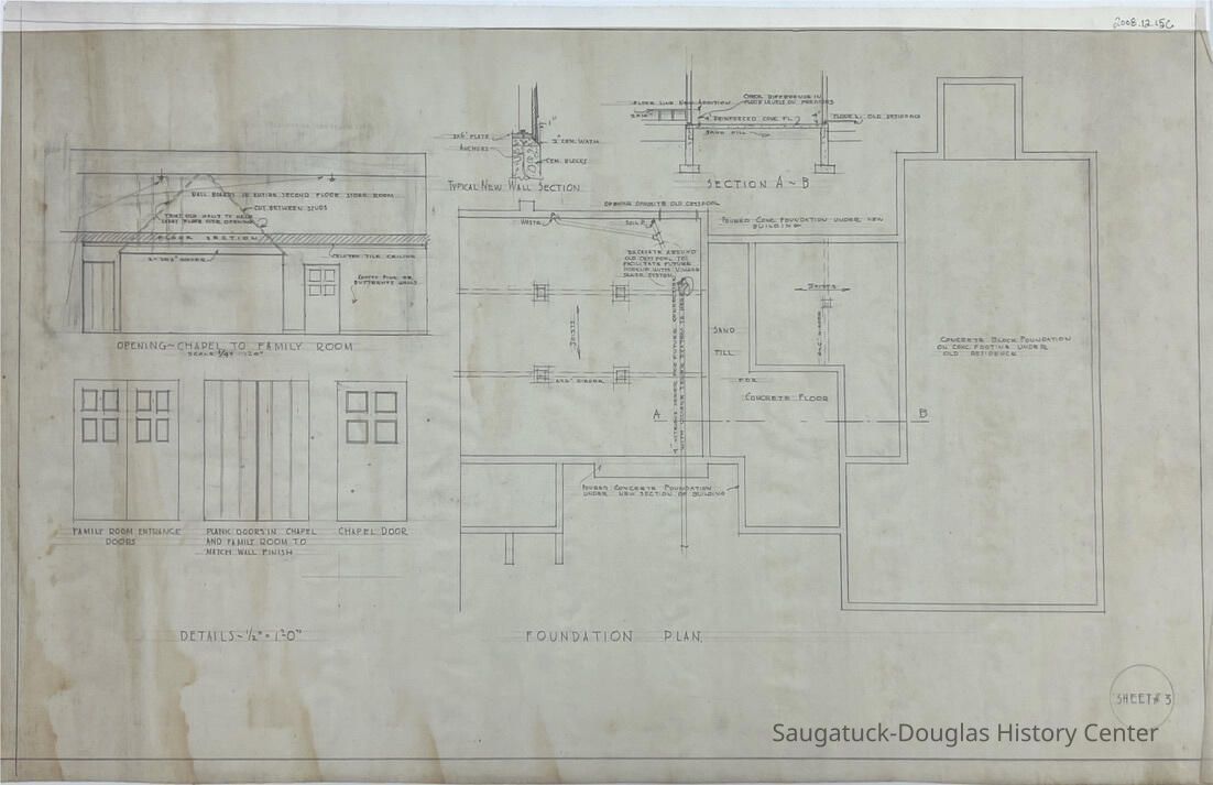 Dykstra Funeral Home Foundation Plan picture number 1