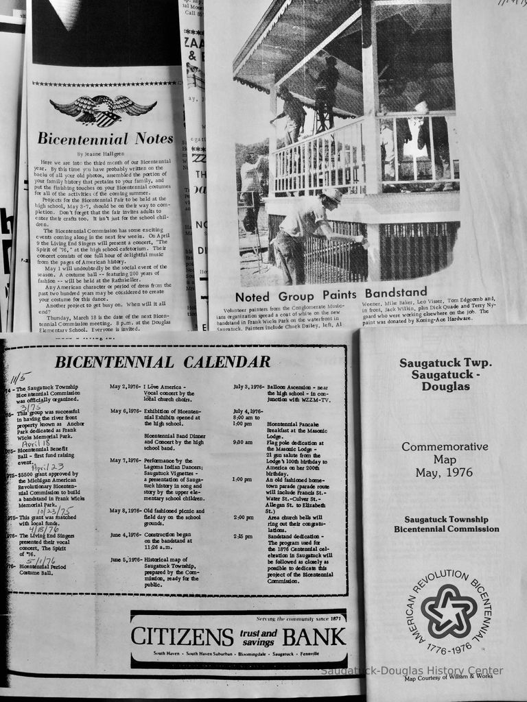          Bicentennial press clippings and map 1976 picture number 1
   