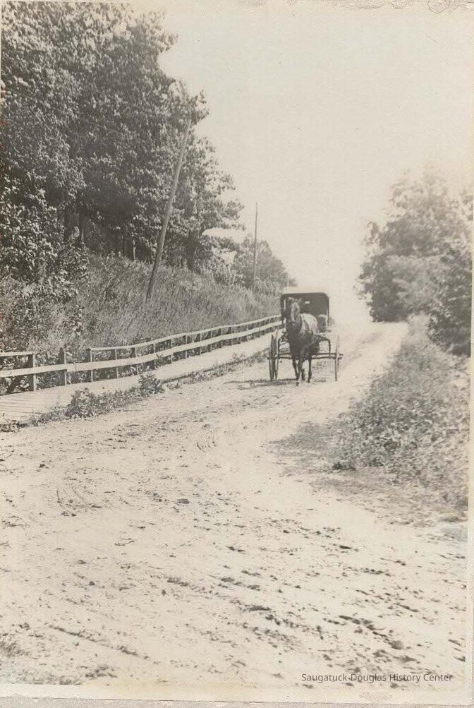 Allegan Street hill 1904