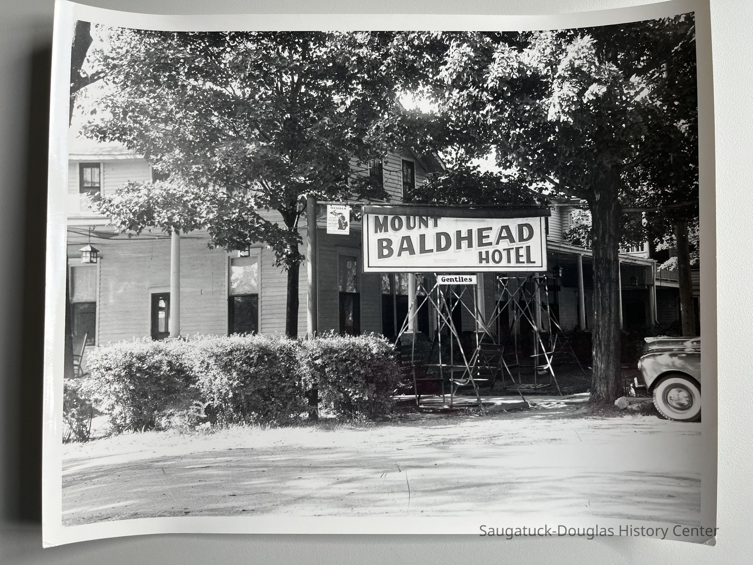 Mt. Baldhead Hotel sign picture number 1