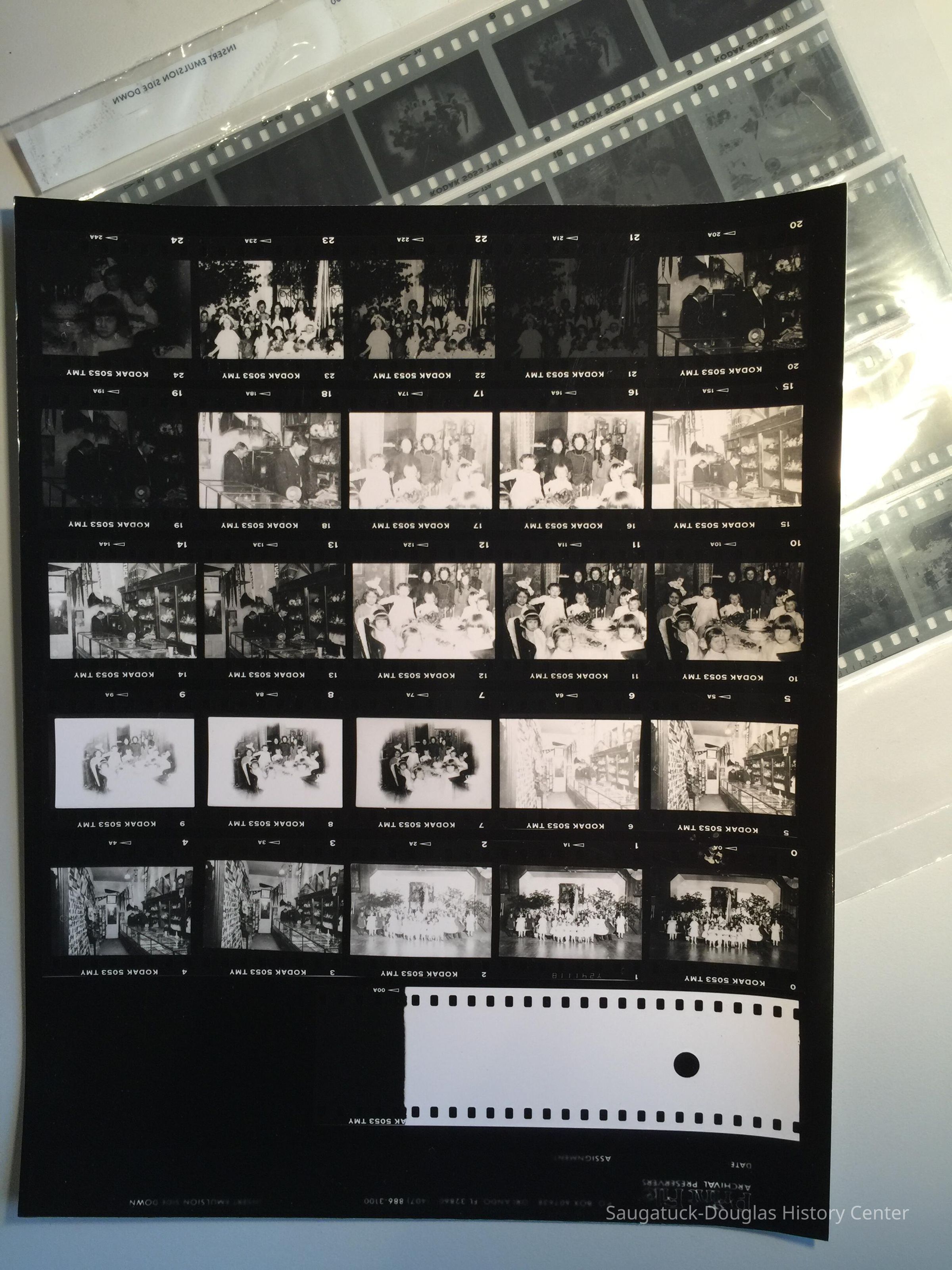          Negatives and proof sheet picture number 1
   
