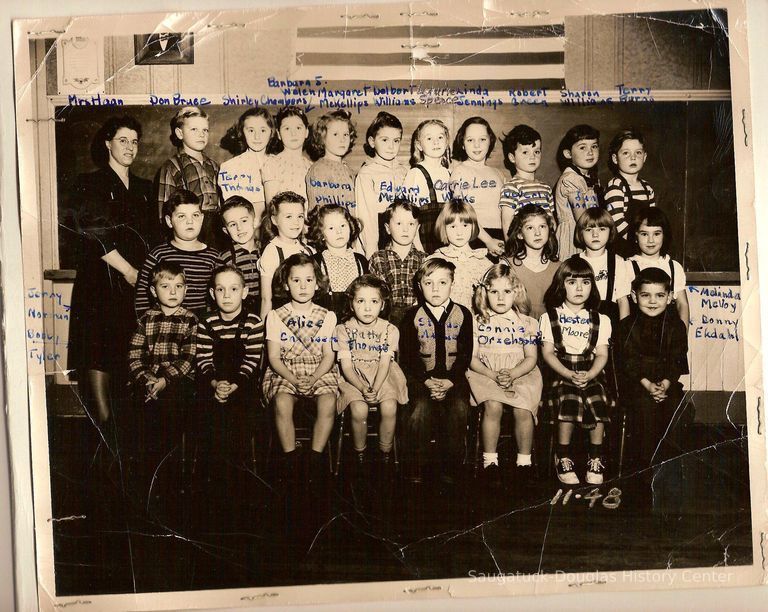          1948-49 Douglas School class K & 1st grade; Origsize: 8 x 10 