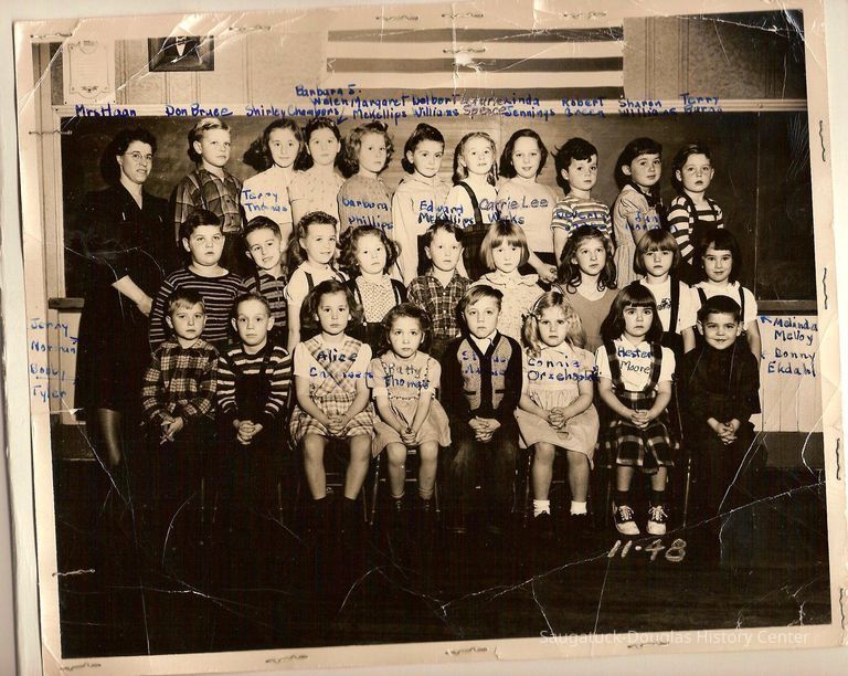          1948-49 Douglas School class K & 1st grade; Origsize: 8 x 10 