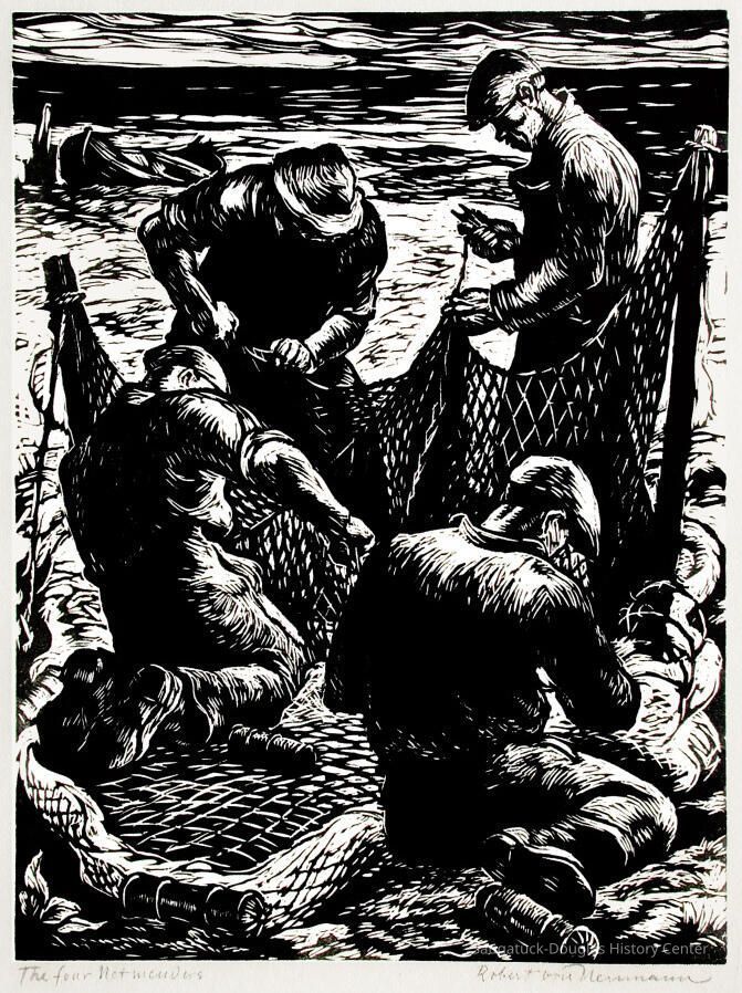          The Four Net Menders by Robert von Neumann picture number 1
   
