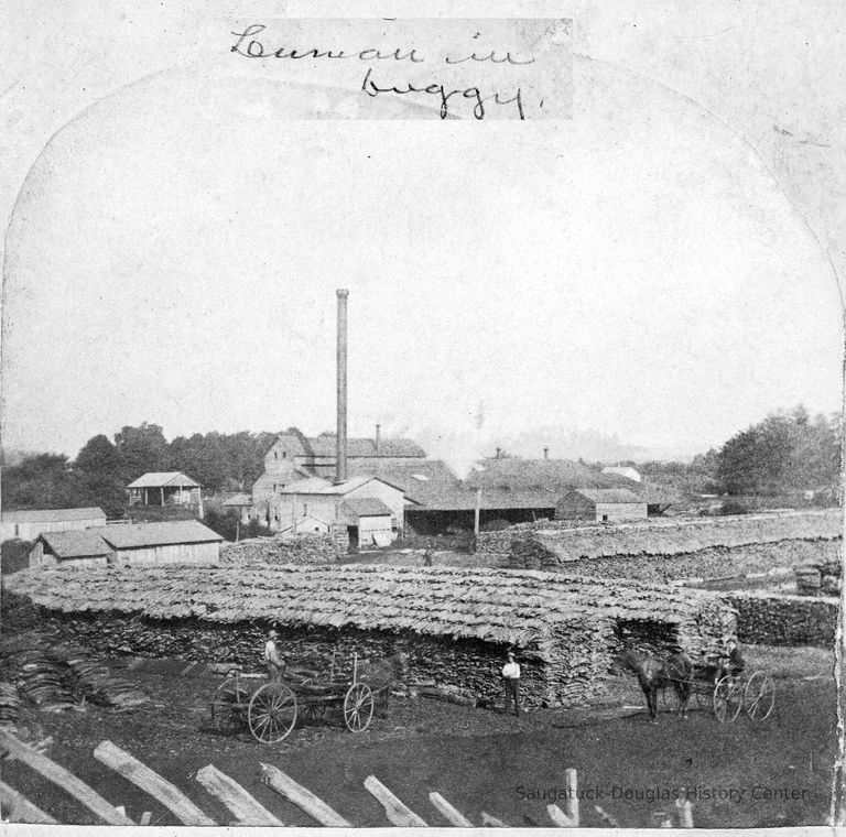          ca 1880 Wallin tannery in Wallinville – note large piles of hemlock bark; Wallin Tannery Dingleville.jpg 1.6MB
   