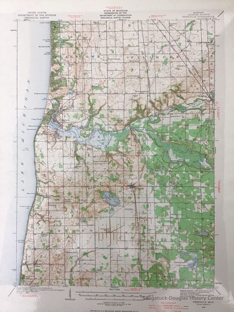          Fennville Quadrangle Map picture number 1
   