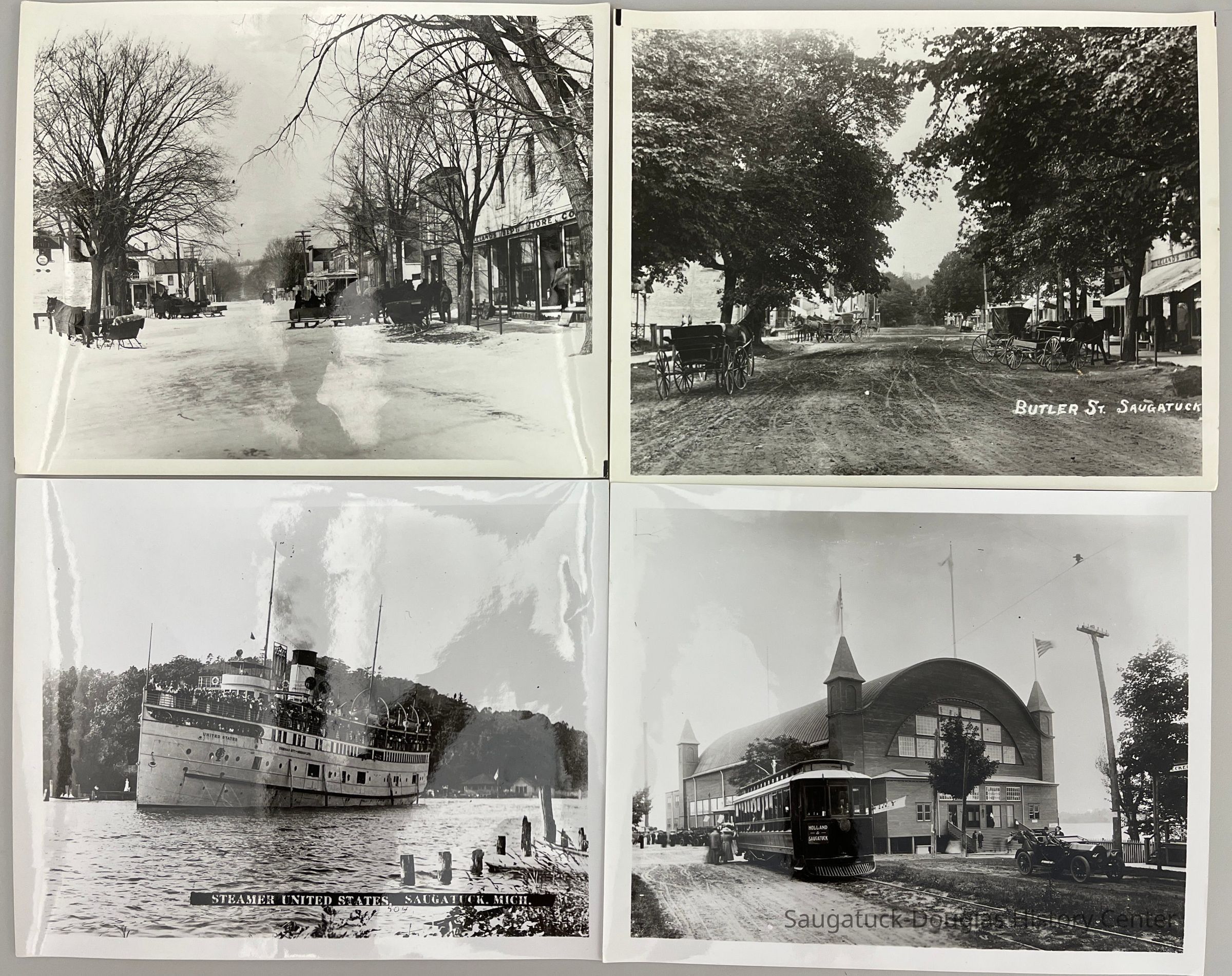 Butler St., Steamer United States, Inteurban car by Big Pavilion photos picture number 1