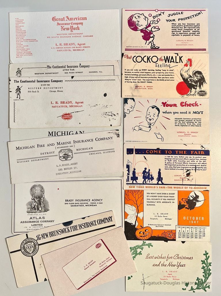          Brady Insurance blotters and envelopes picture number 1
   