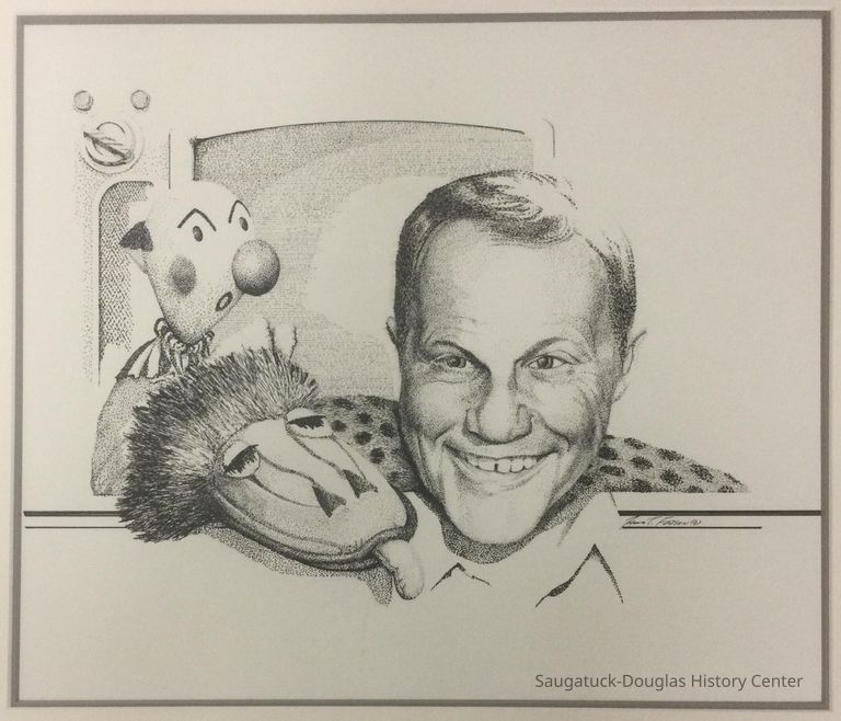          Burr Tillstrom and puppets
   